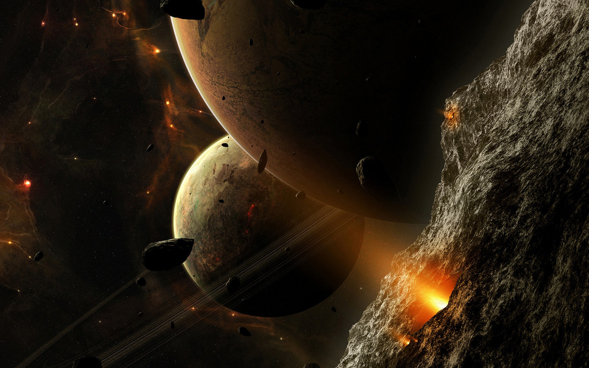 1920x1200 Sci Fi - Planets Wallpaper