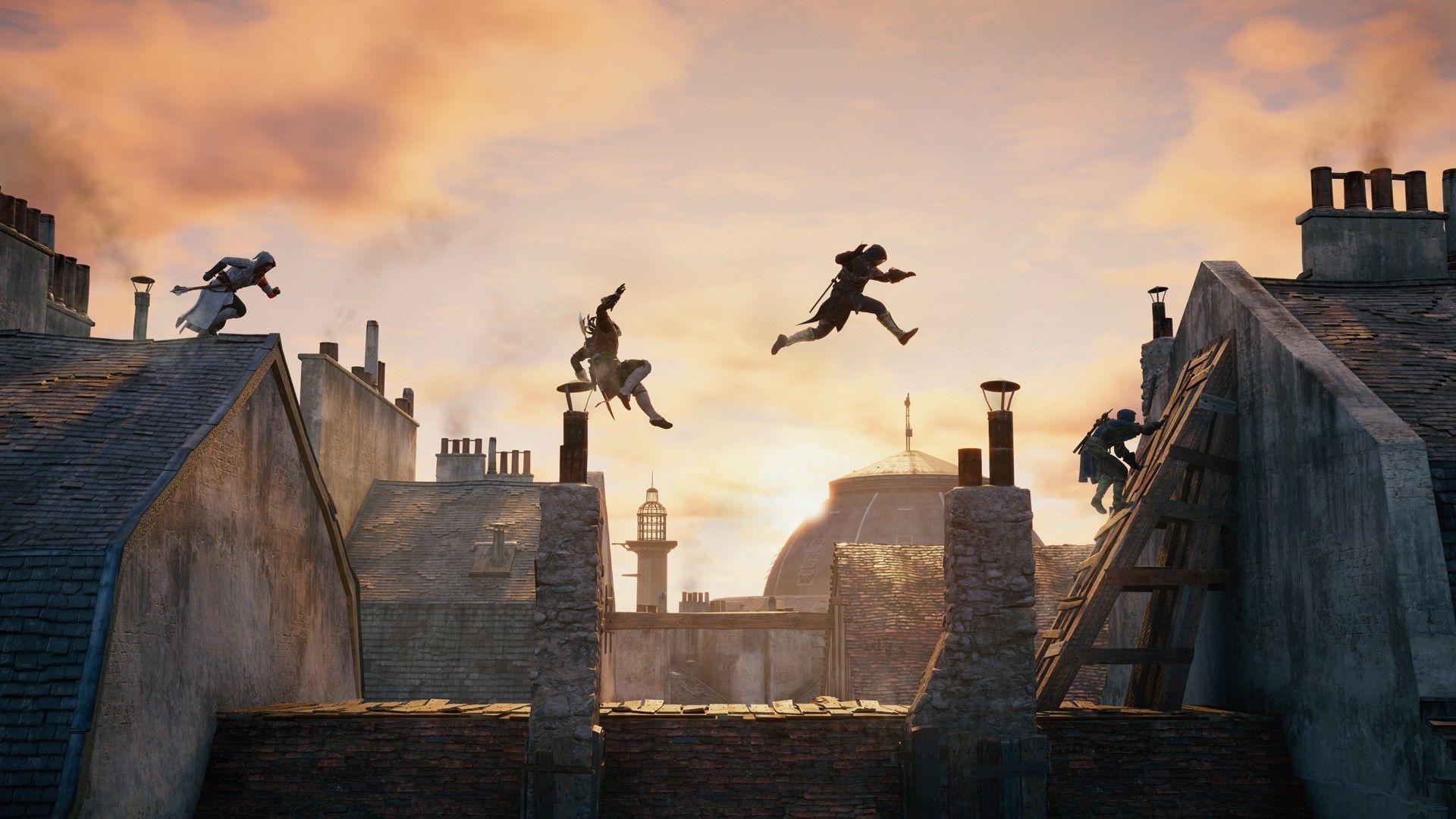 1920x1080 Download HD Assassins Creed, Video Games, Rooftops, Parkour .