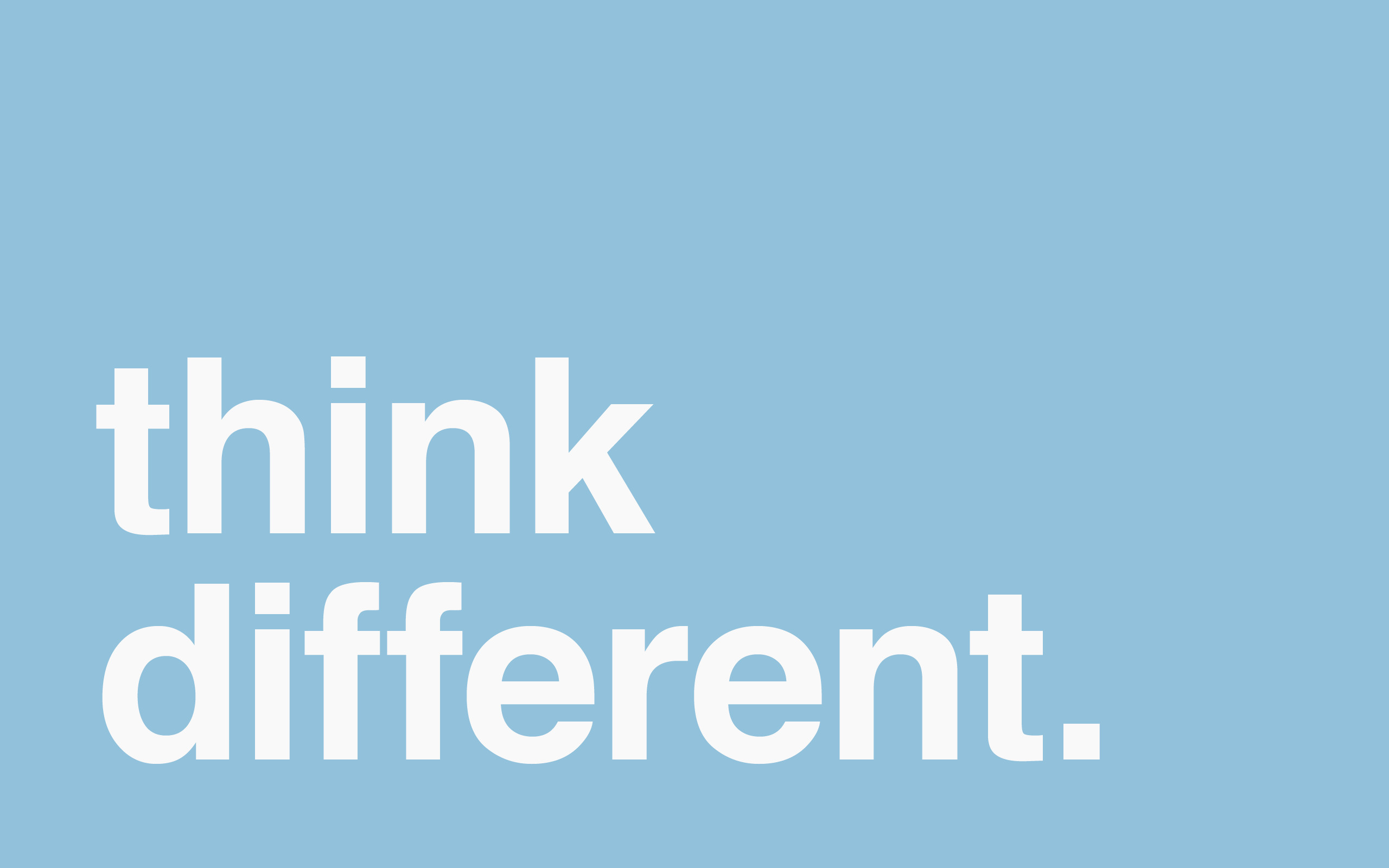 2560x1600 Think Different Wallpapers - Wallpaper Cave