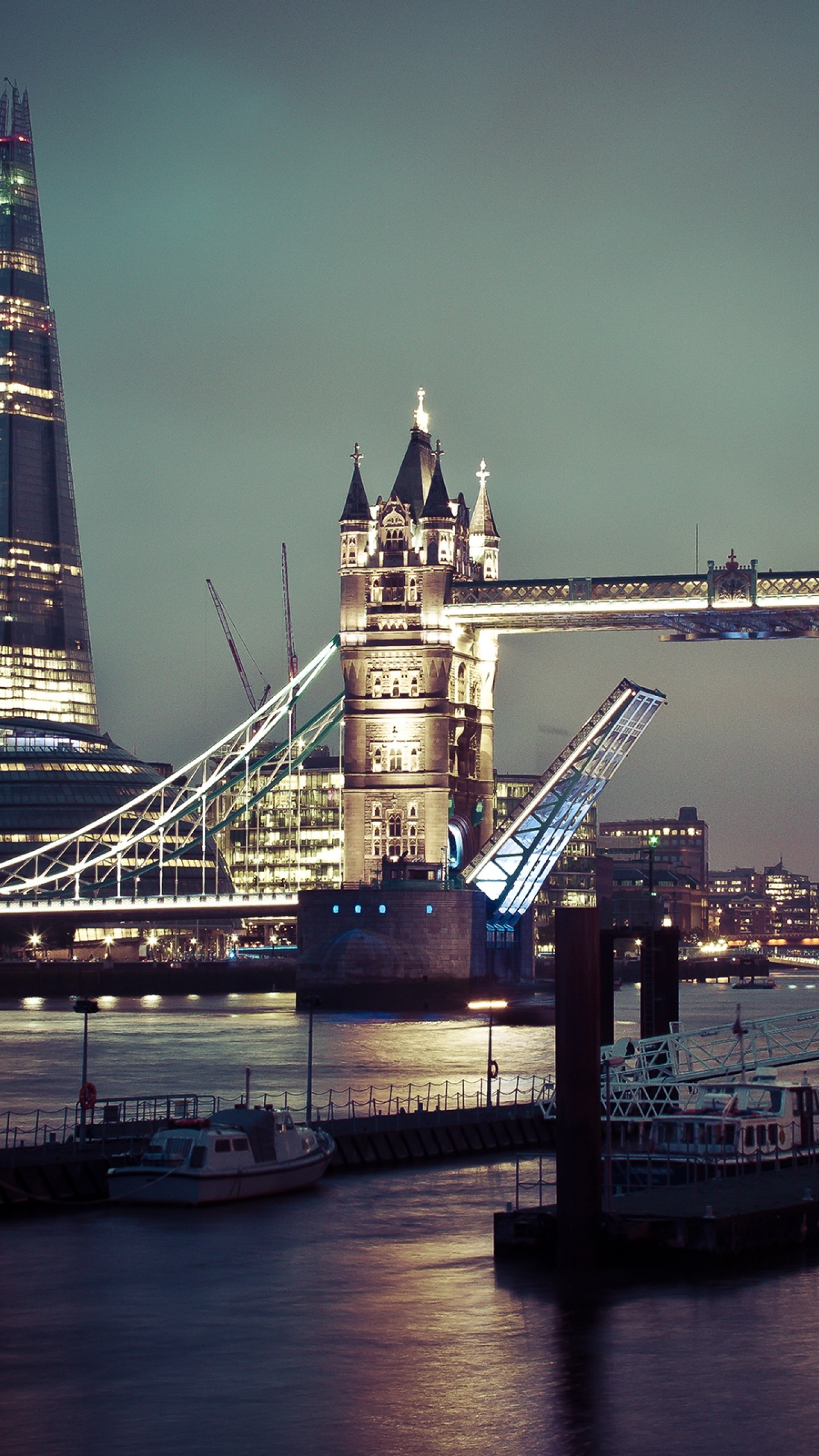 1440x2560  Wallpaper london, england, uk, tower bridge, thames