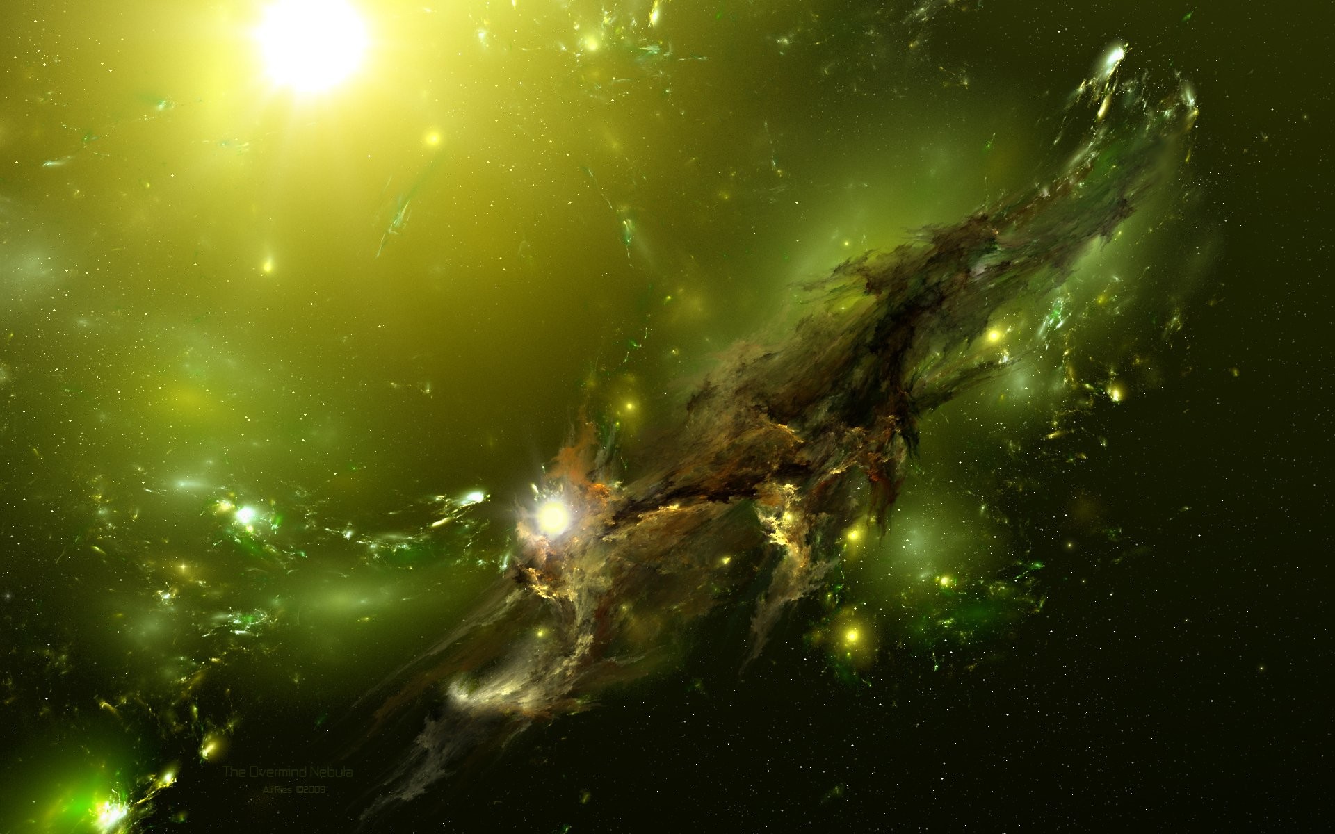 1920x1200 Green Nebula 575439