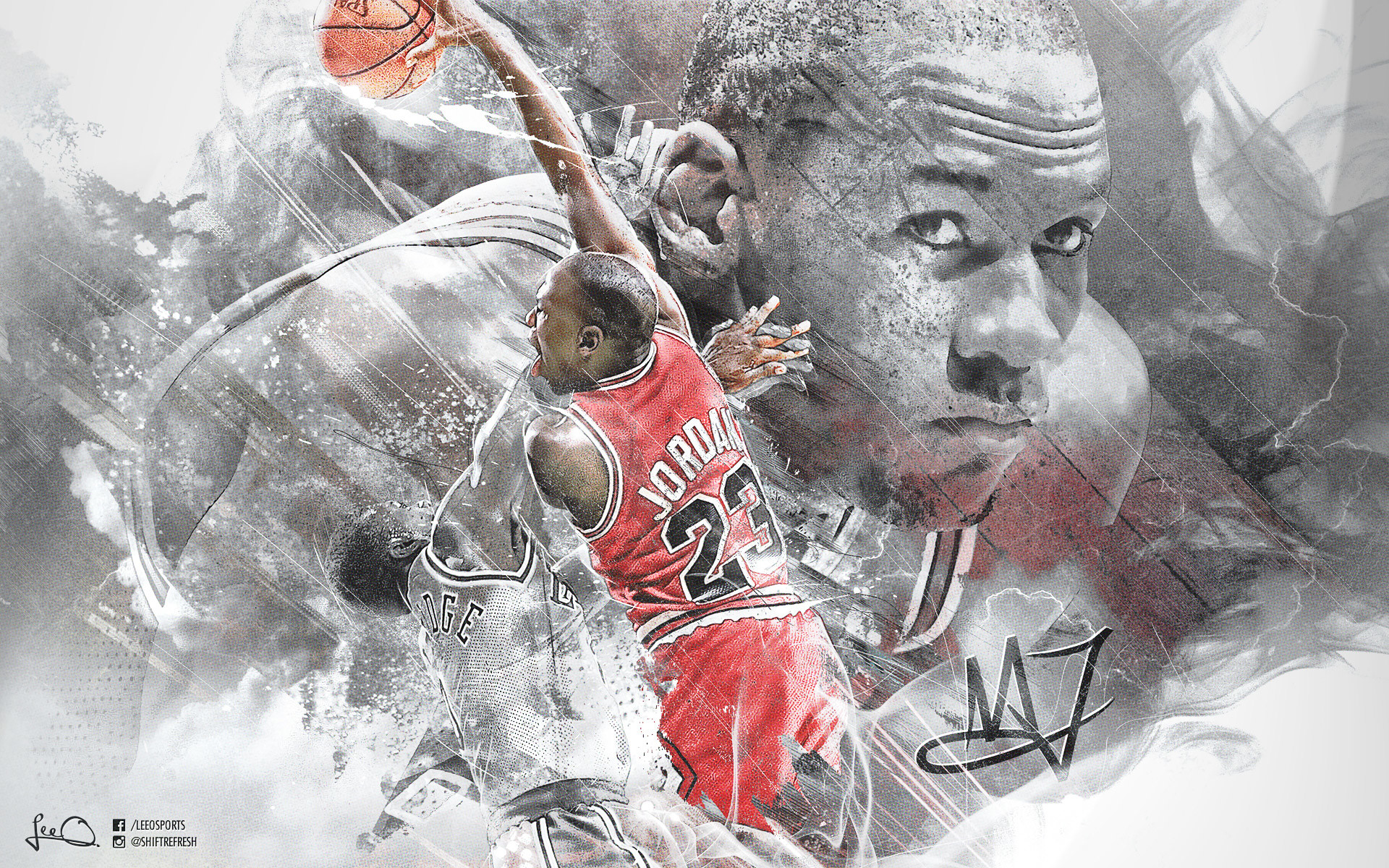 HD wallpaper Basketball 4K NBA Michael Jordan  Wallpaper Flare