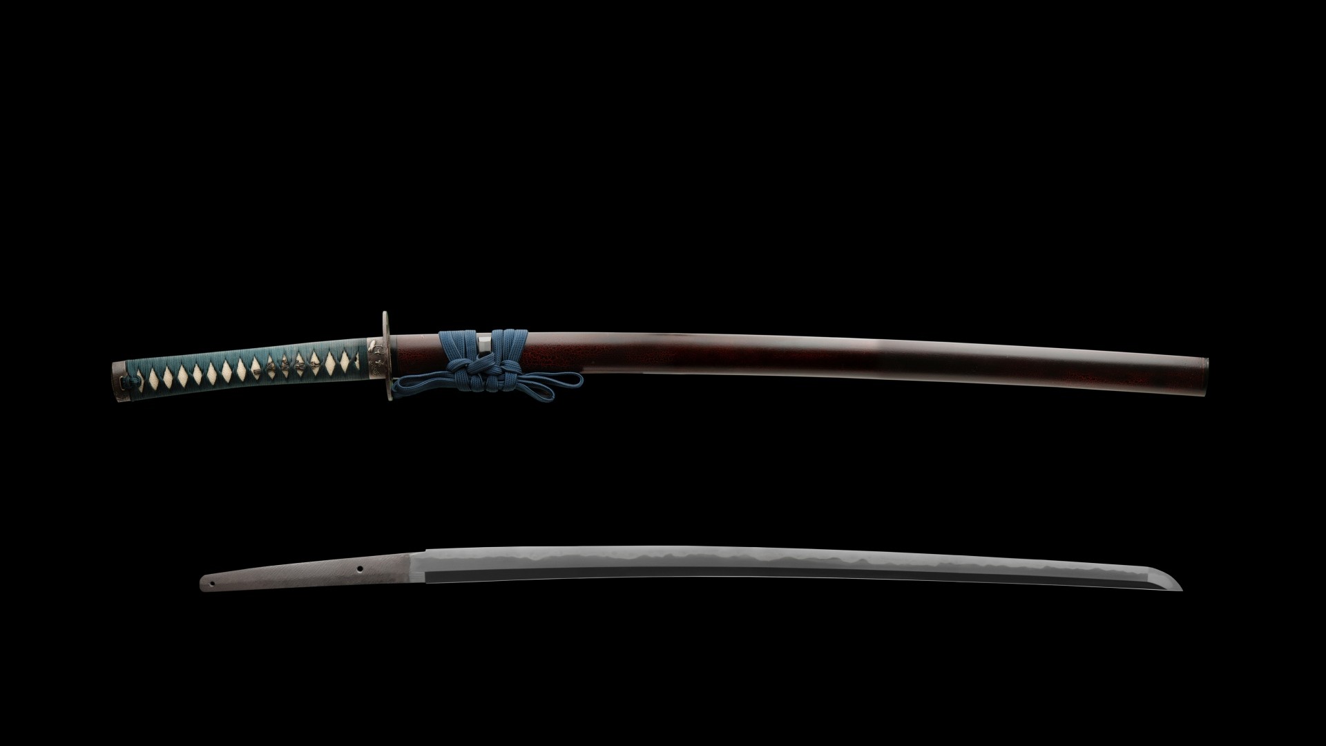 1920x1080 Preview wallpaper katana, sword, samurai, japan 