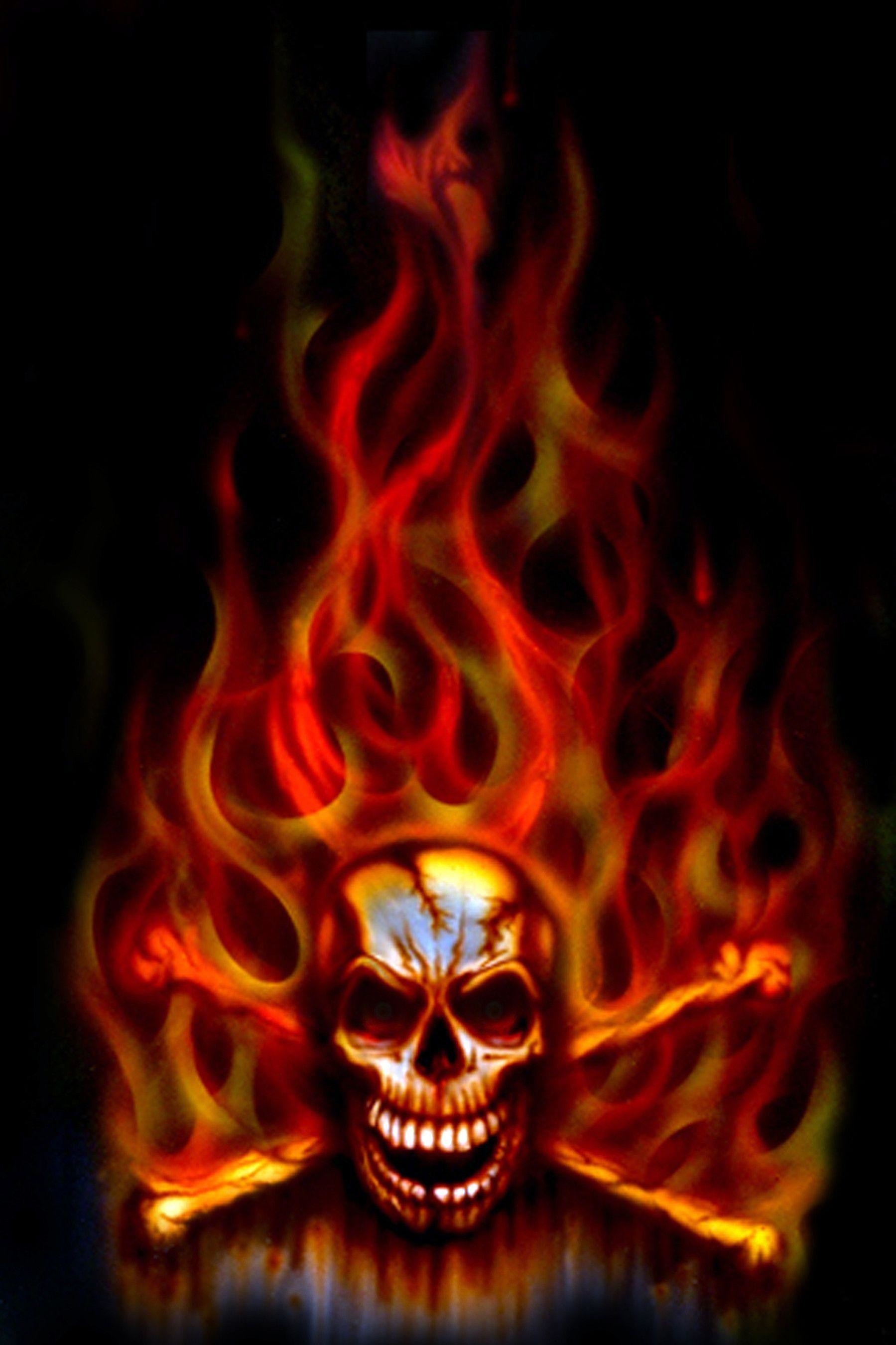 1799x2700 Images For > Green Flaming Skull Wallpaper
