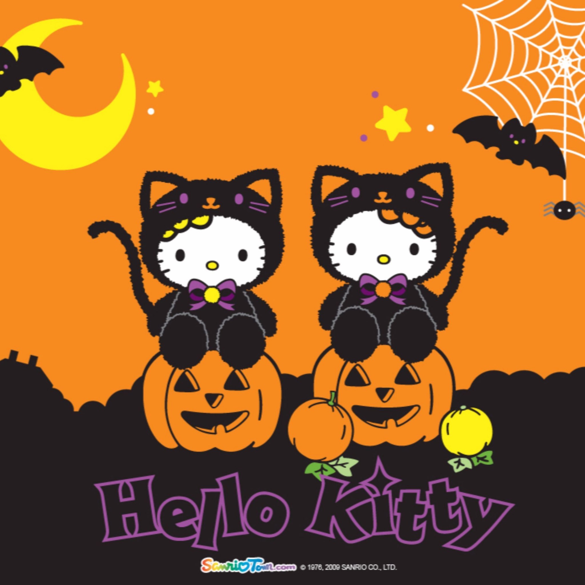 2048x2048 Related to Hello Kitty 4K Halloween Wallpaper