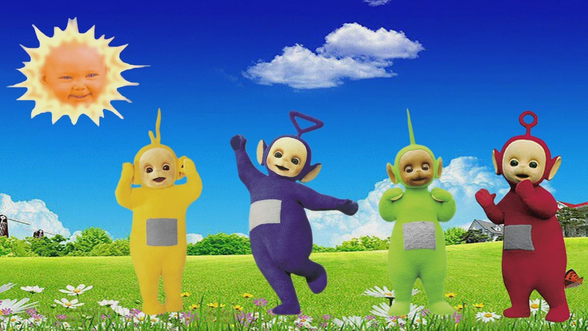 1920x1080  TELETUBBIES Finger Family Super Cartoon Collection 1 Hour Long  Playing Video