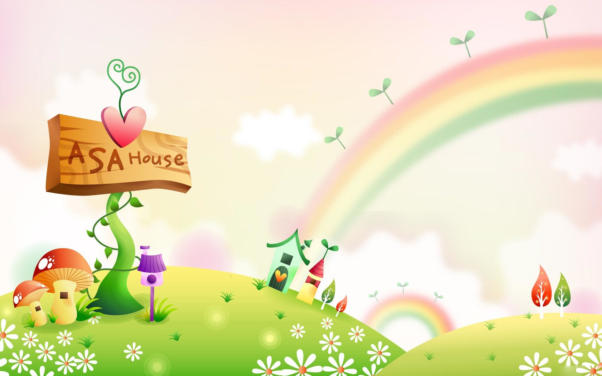 1920x1200 Spring clipart background
