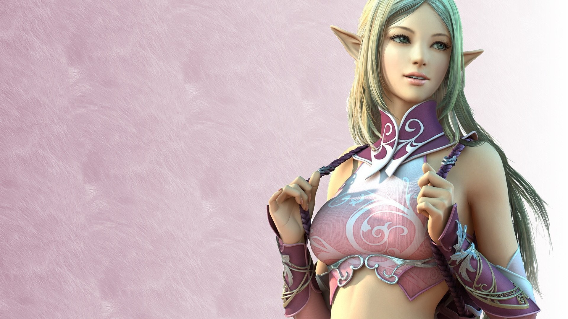 1920x1080 lineage elf girl game wallpapers girl elf games line