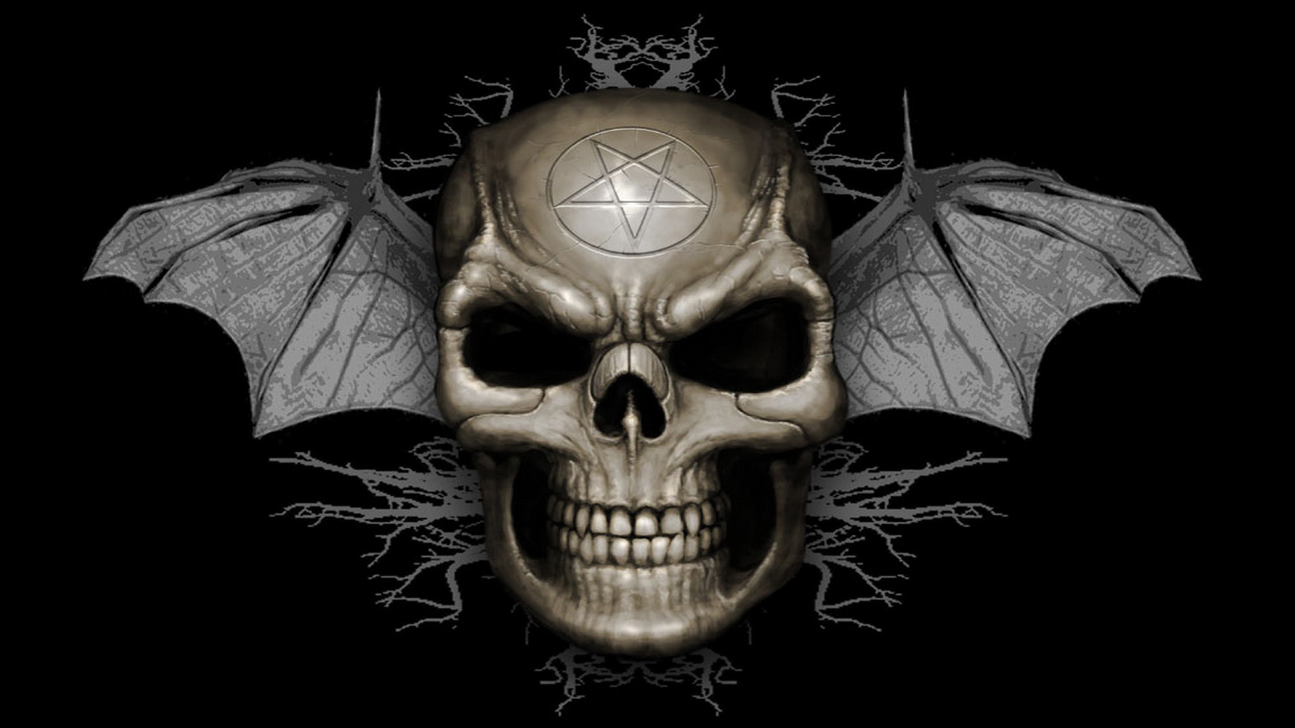 2560x1440 Evil skull bat wallpapers, HD Desktop Wallpapers