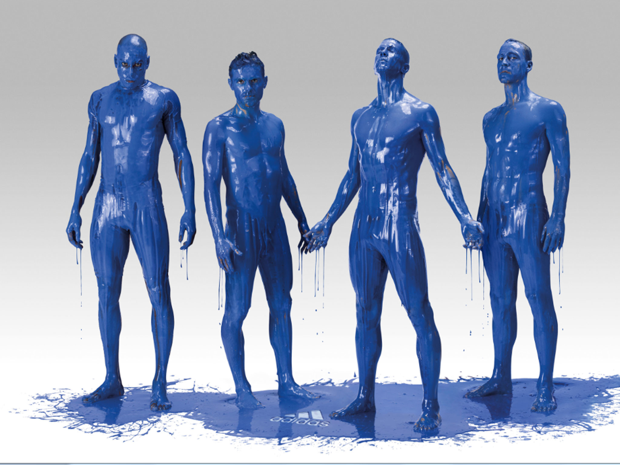 2048x1536 In pictures: Chelsea players John Terry, Fernando Torres and David Luiz  star in bizarre marketing campaign for adidas covered in blue paint | The  ...