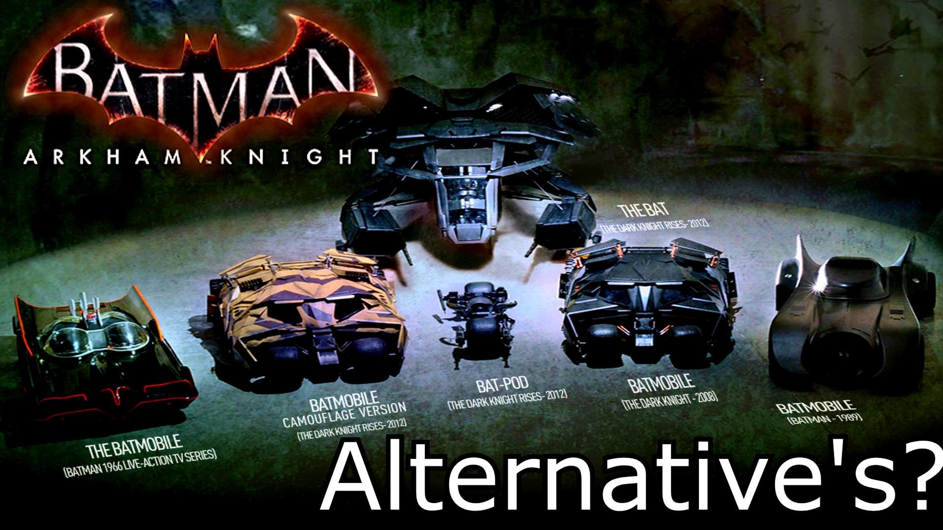 1920x1080 Batman Arkham Knight: Alternative Vehicles Possible Ideas :) 4K HD TRUE HD  QUALITY