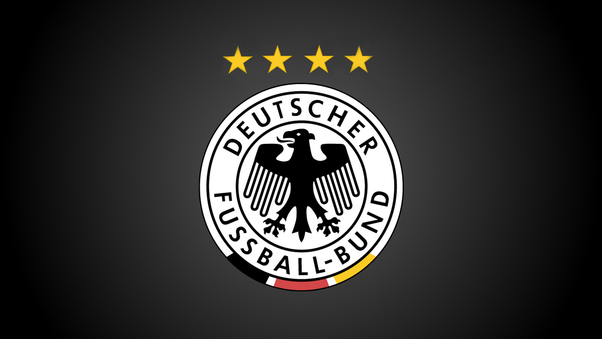 1920x1080 ... Attachment for Germany Football Logo 4 Stars Wallpaper - Deutscher  Fussball-Bund
