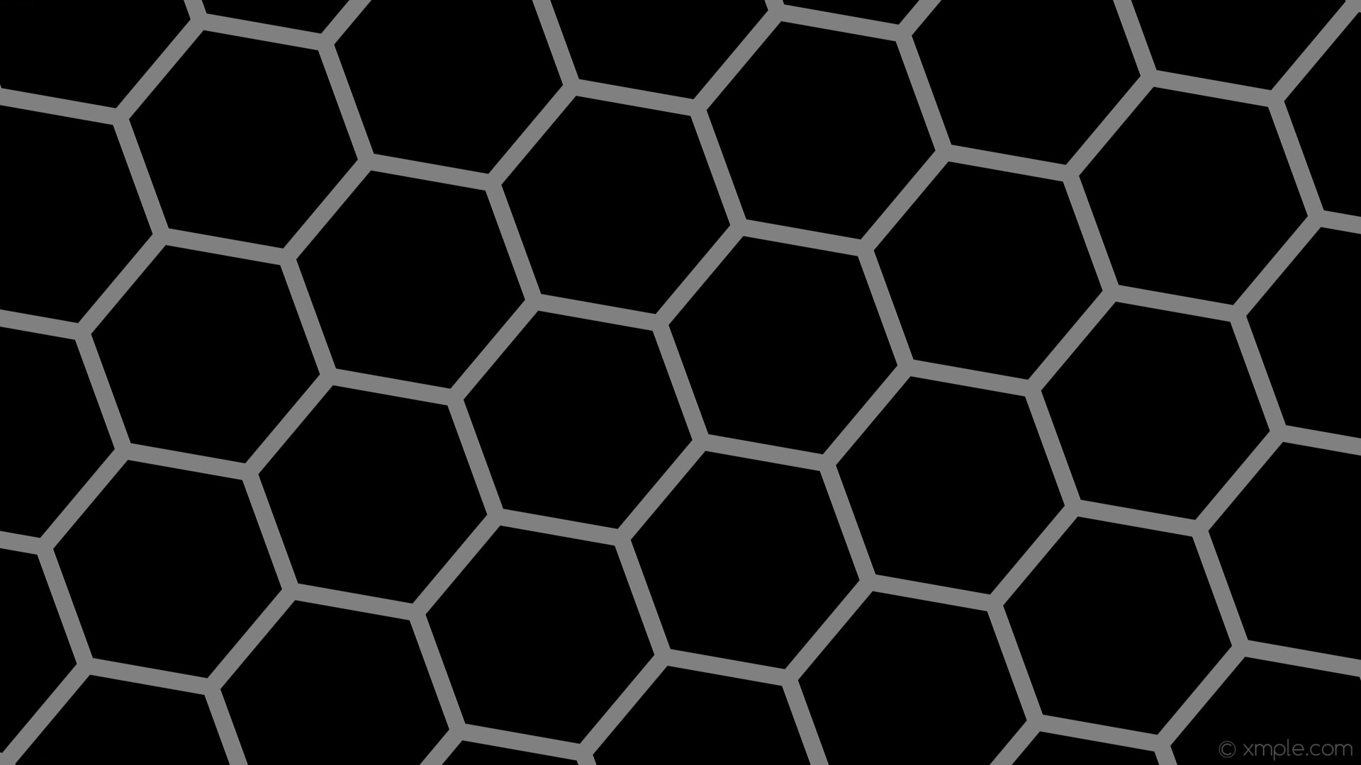 1920x1080 wallpaper beehive honeycomb black grey hexagon gray #000000 #808080  diagonal 20Â° 24px 308px