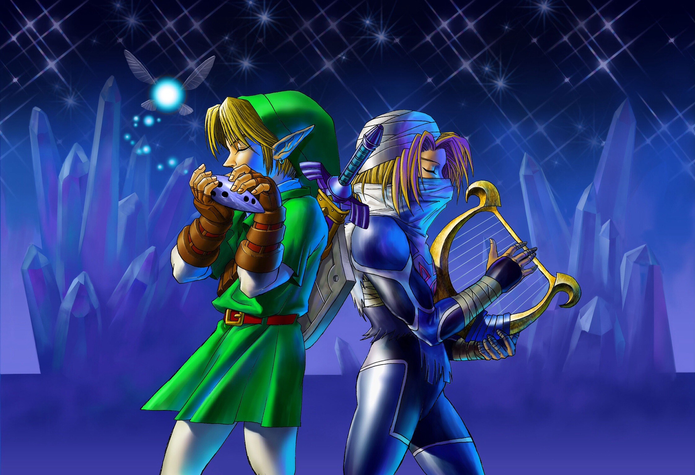 2244x1536 The Legend of Zelda Fans images Link and Sheik HD wallpaper and background  photos