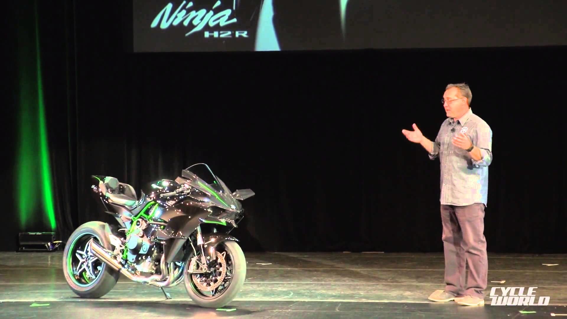 1920x1080 Kawasaki Ninja H2R Superbike Presentation Video From AIMExpo 2014 - YouTube