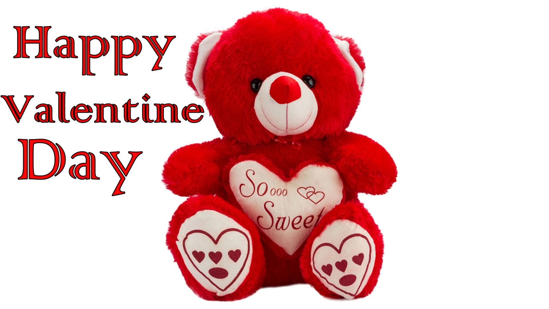 1920x1080 Teddy Bear Fiancee Wishing Valentine 2016 Images