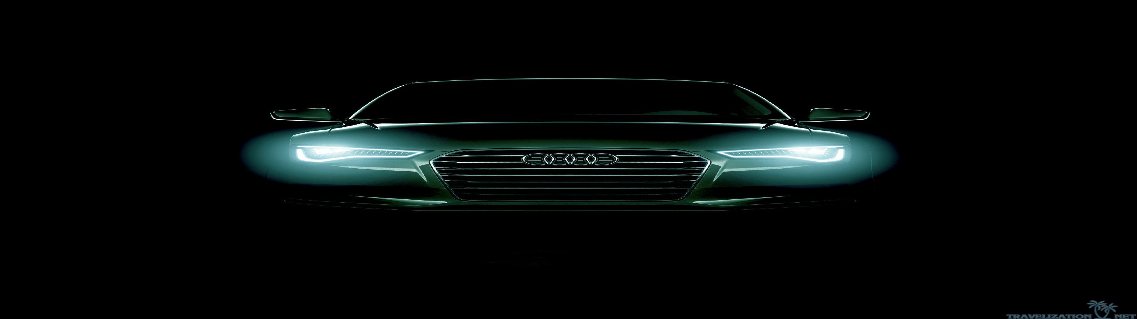 3840x1080 You can find Awesome Audi Eyes Dual Monitor Wallpapers in many resolution  such as 2560Ã1024, 2800Ã900, 3840Ã1080