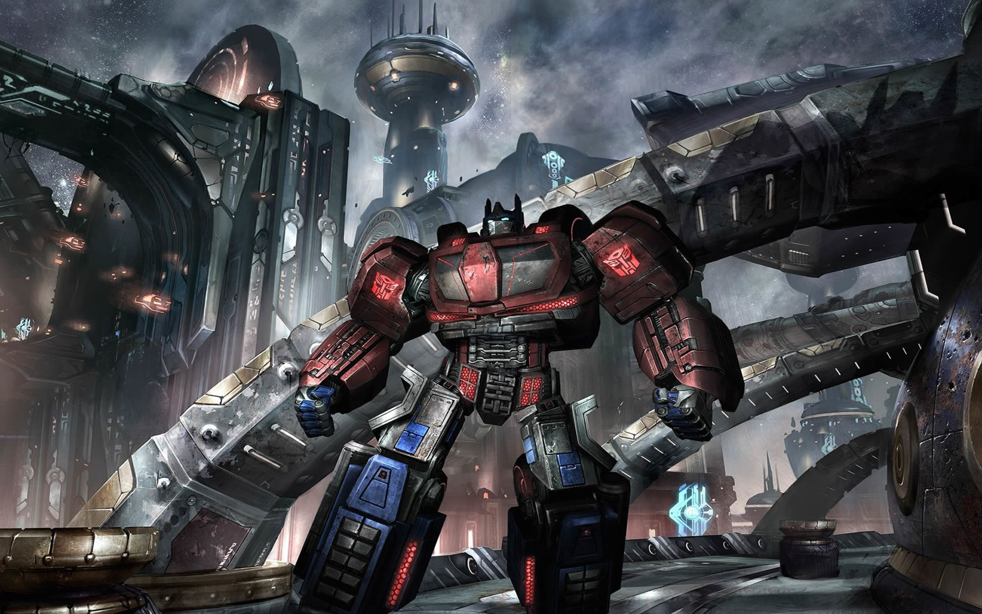 1920x1200 previous transformers war for cybertron wallpaper. Autobot In The City