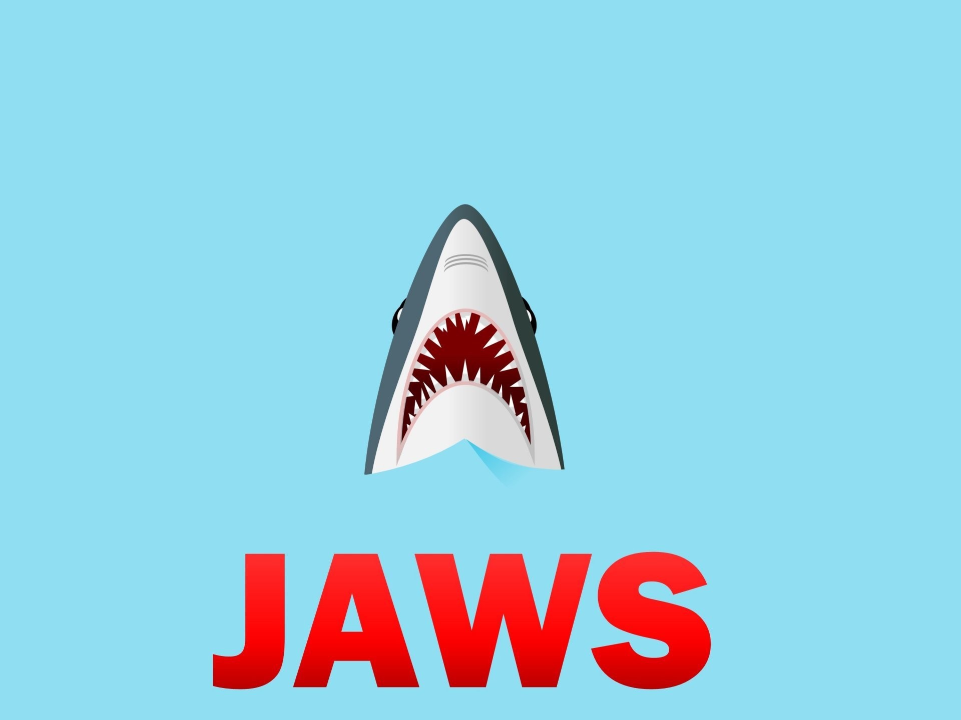 1920x1440 jaws shark shark fall
