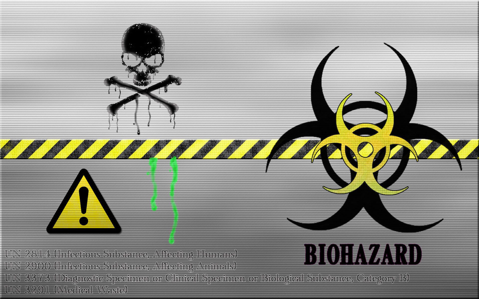 1920x1200 Green Biohazard Symbol Wallpaper : Wallpaper