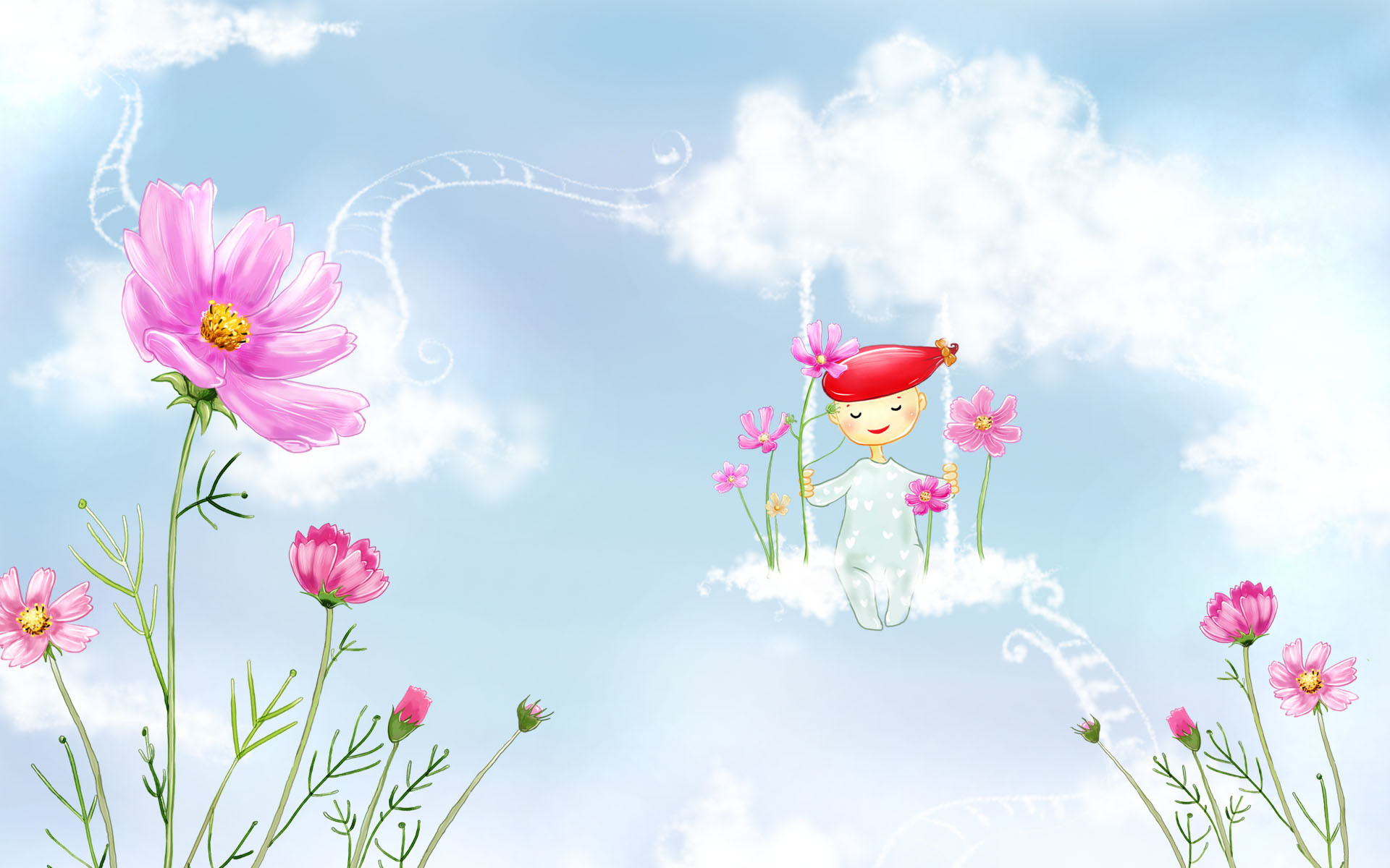 1920x1200 Spring Fairyland Wallpaper For 24-Inch Widescreen LCD Monitor - 1920*1200  NO.