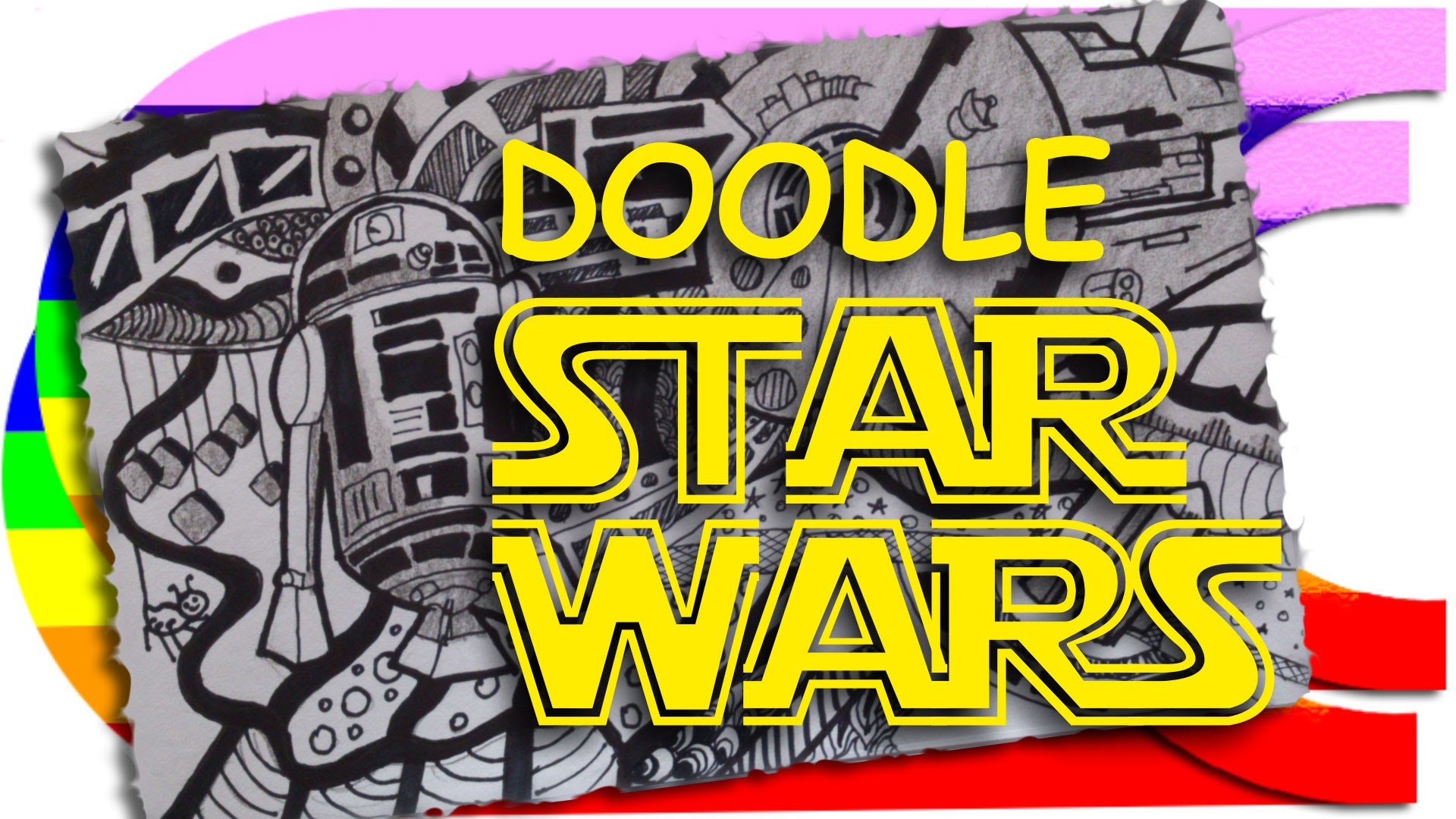 1920x1080 Doodle Art - Star Wars #1