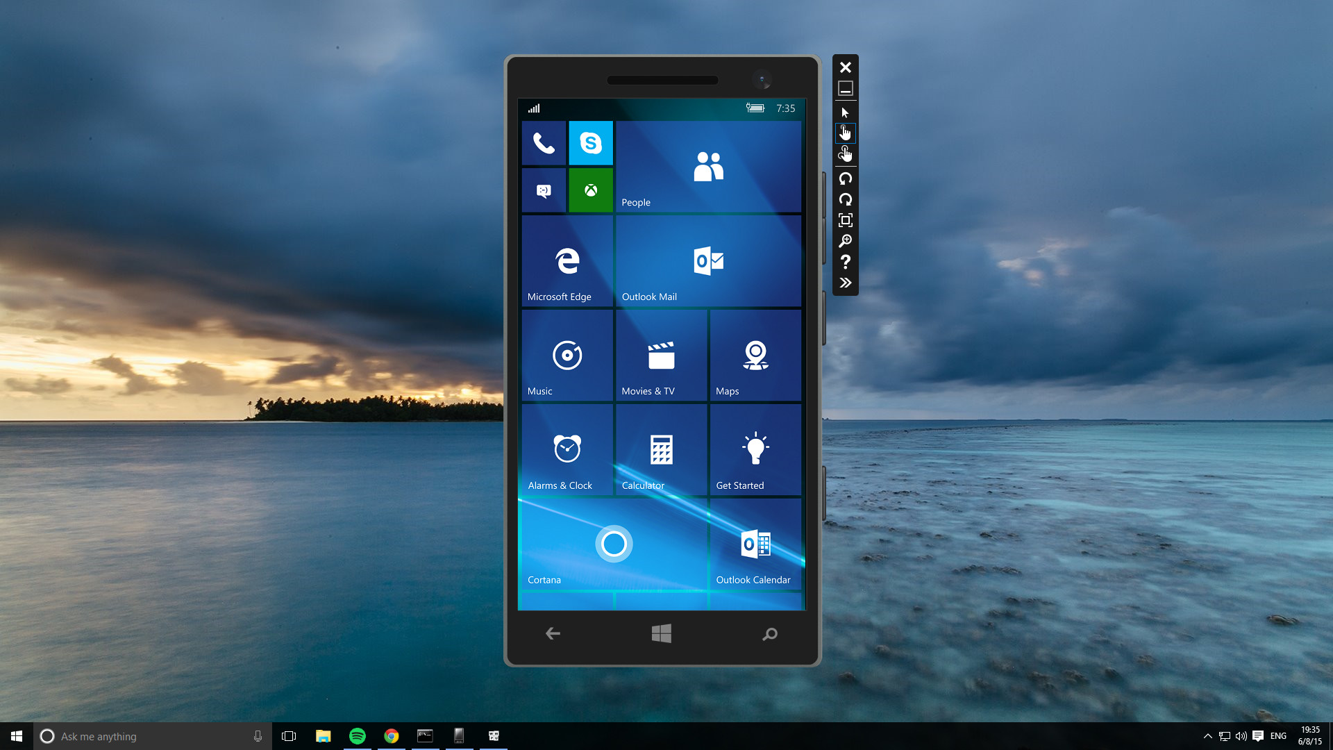1920x1080 Last month, we gave you a closer look at Windows 10 Mobile Build 10240  Emulator. The emulator was leaked online – however, just recently, 10240  ROM leaked ...