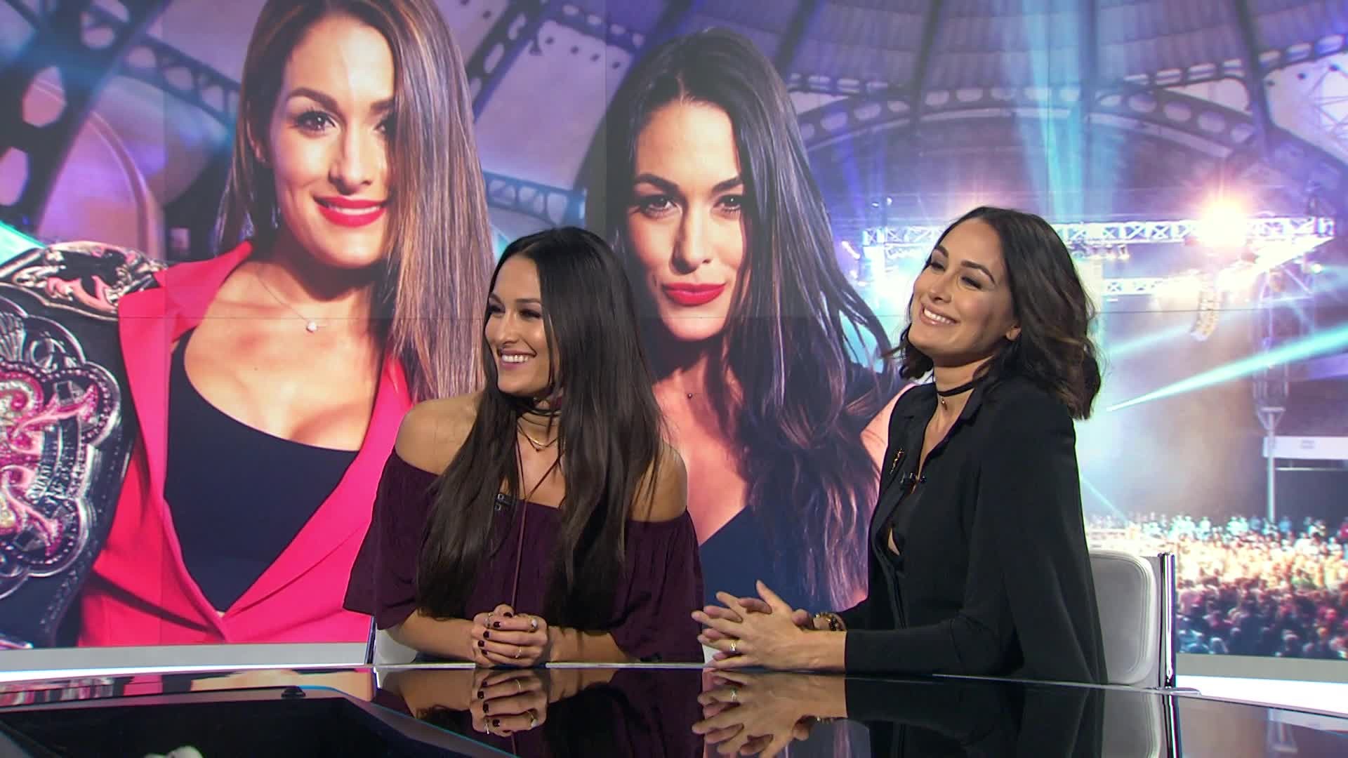 1920x1080 WWE's Bella Twins, Nikki and Brie, tell us their career ambitions and  reveal who