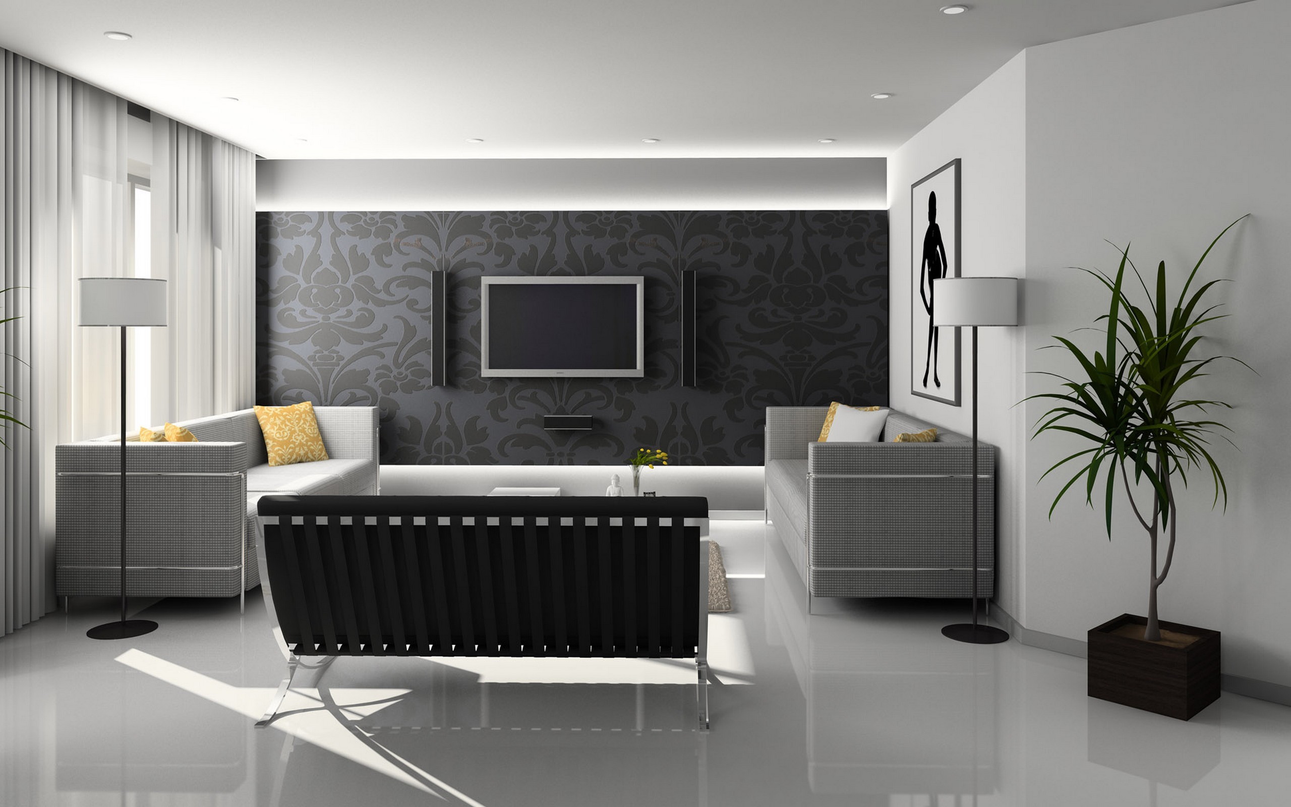 2560x1600 stunning wallpaper designs for living room with elegant black wallpaper  ideas
