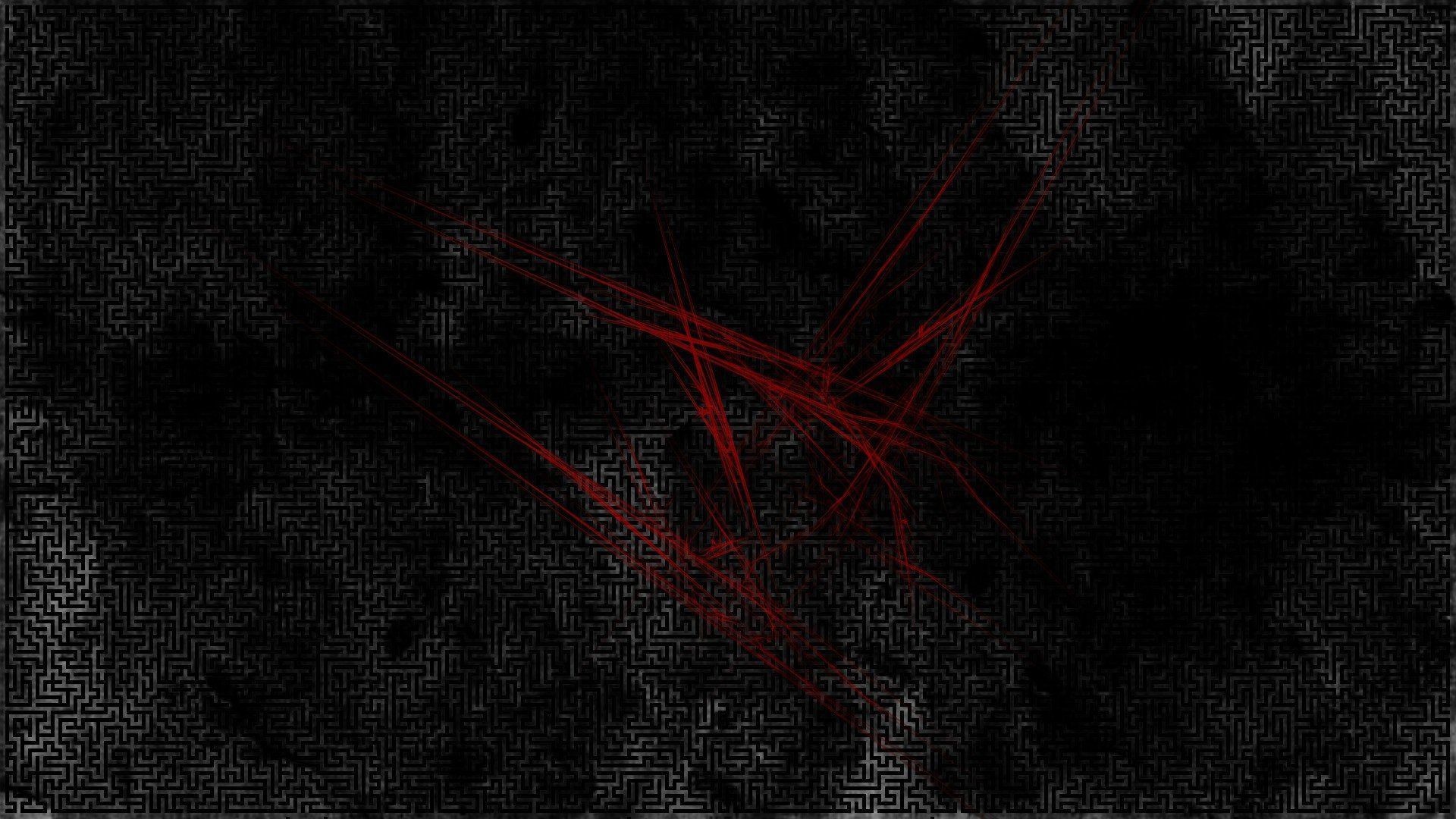 1920x1080 Abstract black red Labyrinth wallpaper