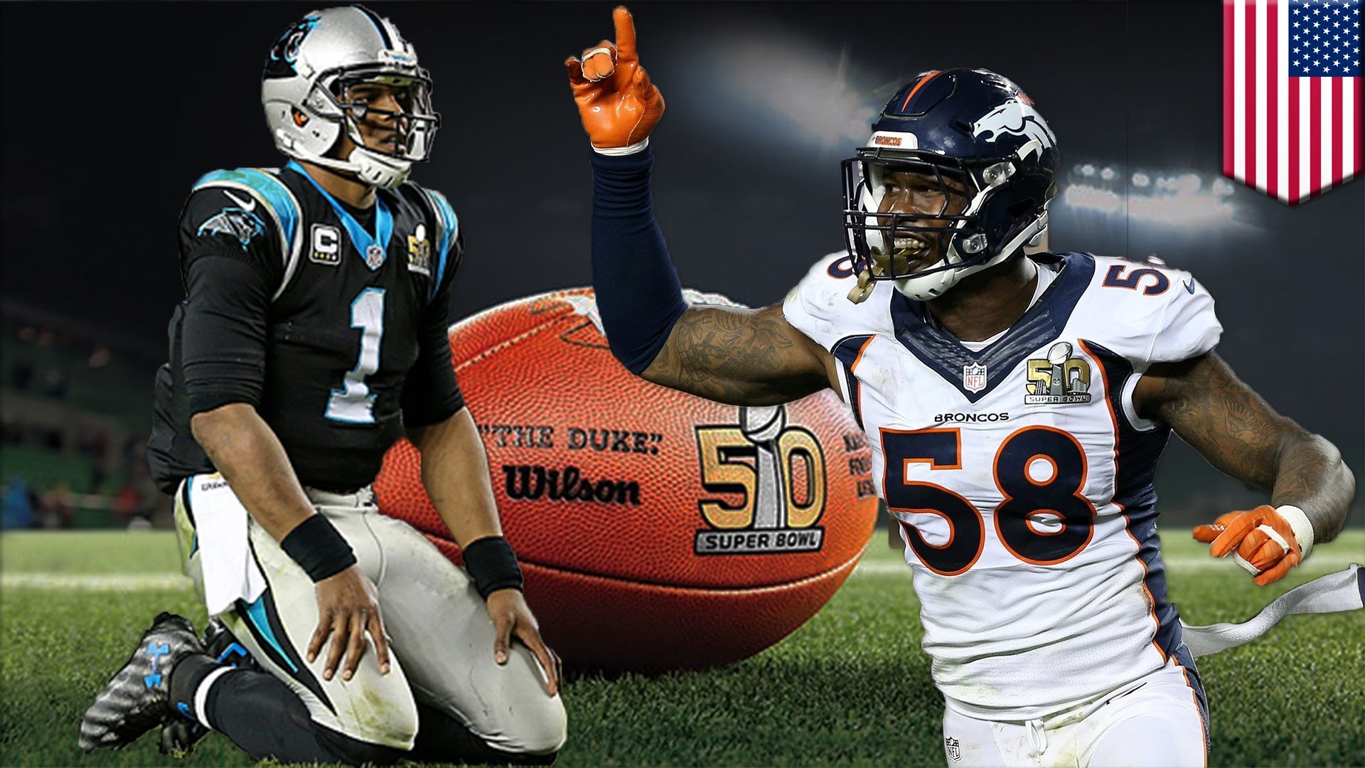 1920x1080 Broncos win Super Bowl 50: Denver D annihilates Cam and Panthers for 24-10  win - YouTube