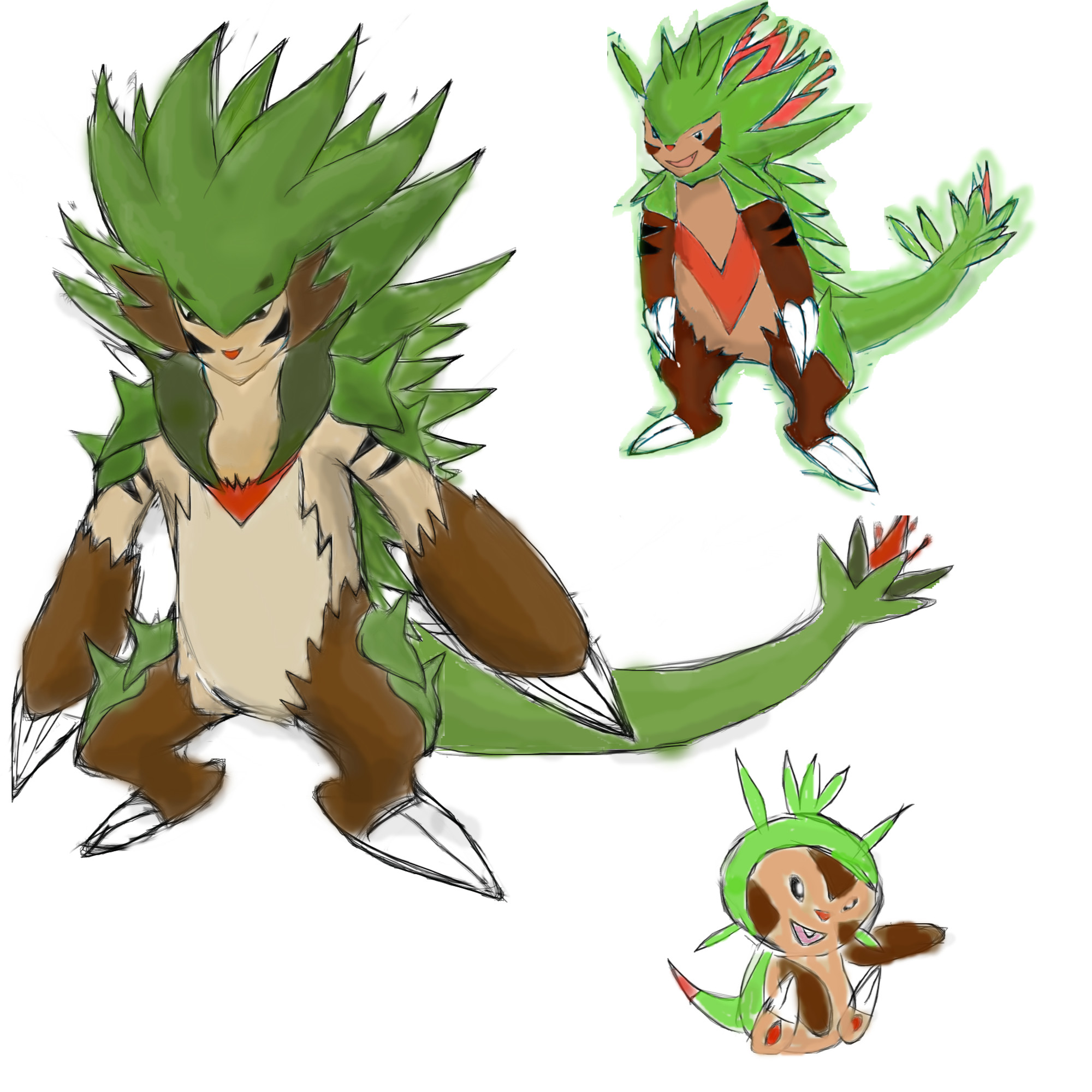 2000x2000 chespin evolution line by roblee96 chespin evolution line by roblee96