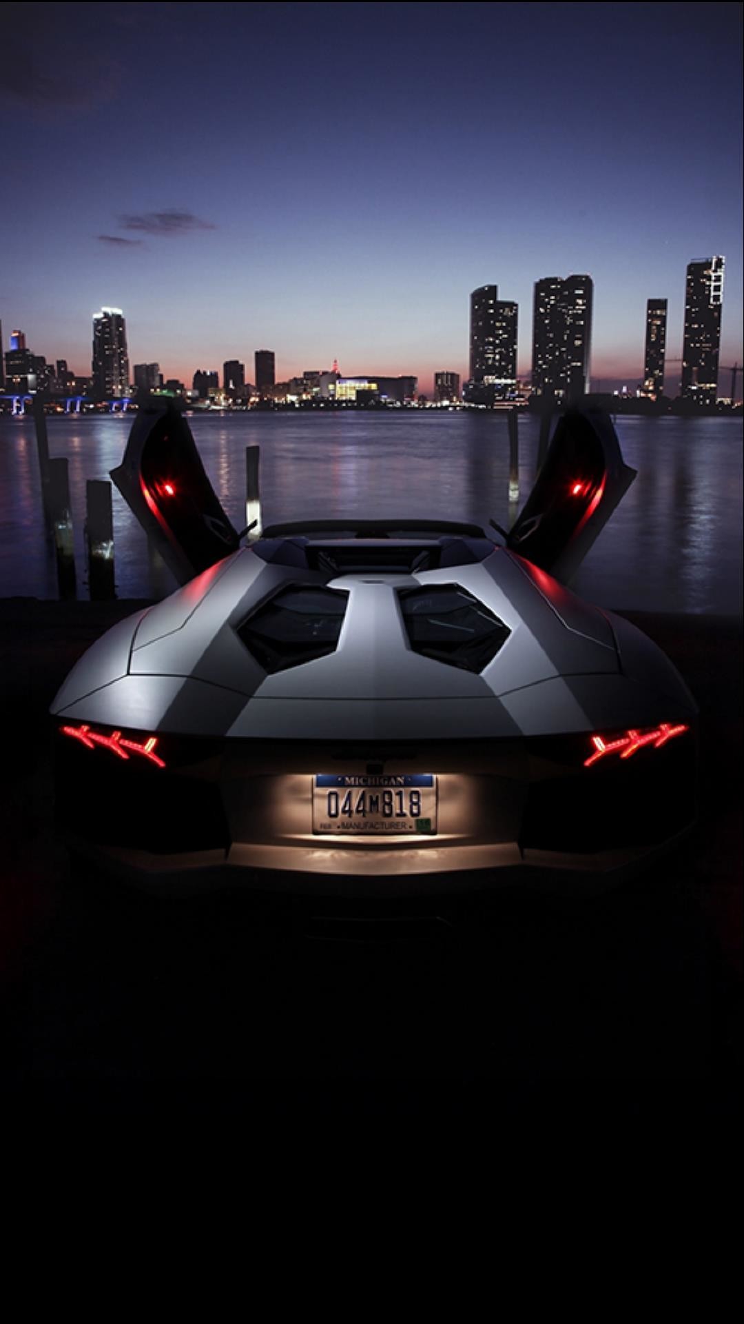 1080x1920 Lamborghini At Marina Mobile HD Wallpaper