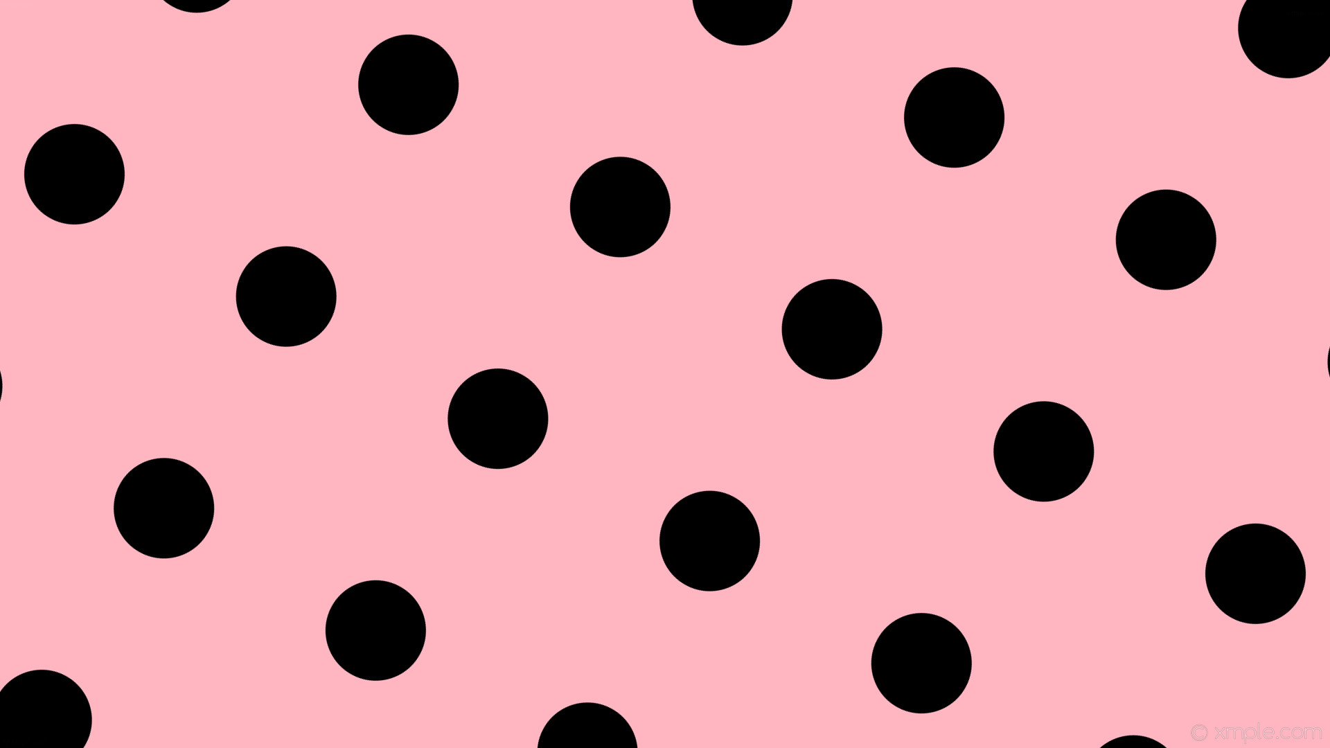 1920x1080 wallpaper black pink polka spots dots light pink #ffb6c1 #000000 240Â° 145px  353px
