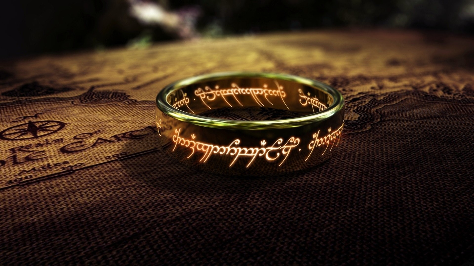 1920x1080 Filme - The Lord Of The Rings Ring Wallpaper