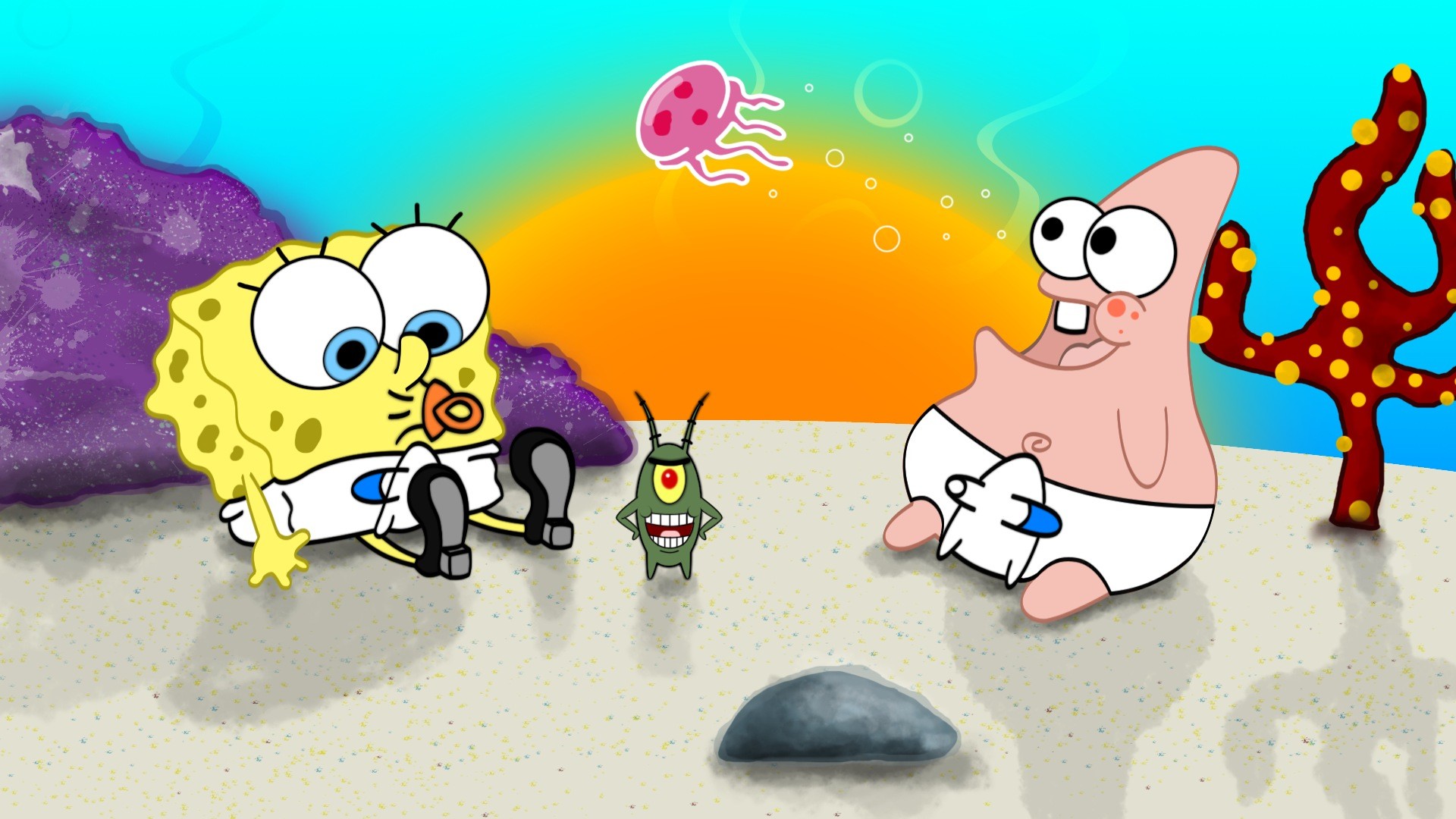 1920x1080 Spongebob and Patrick Star Wallpapers , here you can see Spongebob