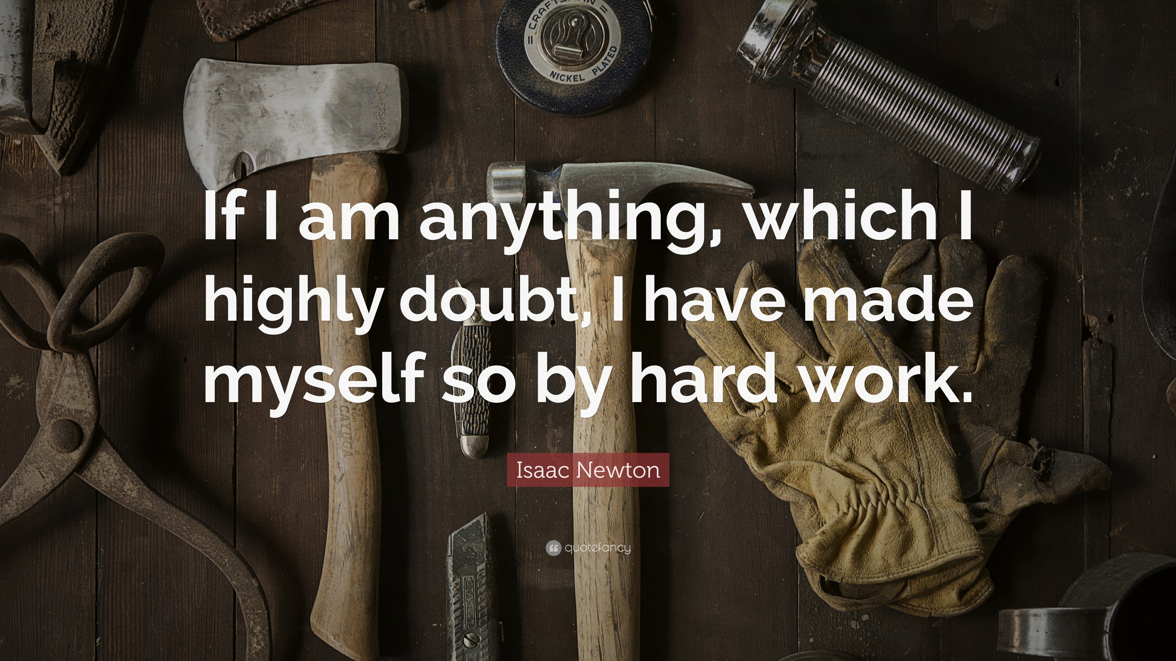 3840x2160 Isaac Newton Quote: “If I am anything, which I highly doubt, I