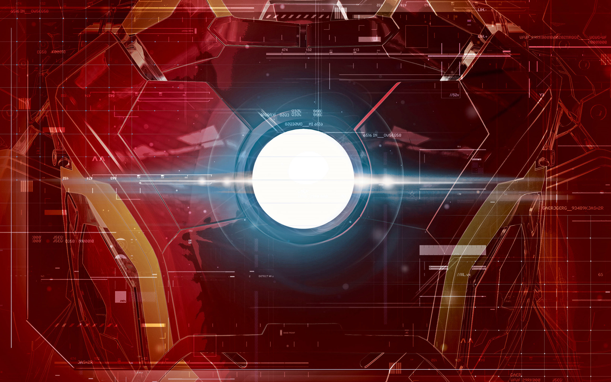 2560x1600 ... Wallpaper Iron Man, Suit, Arc Chest Light, HD, Movies, #4022 ...