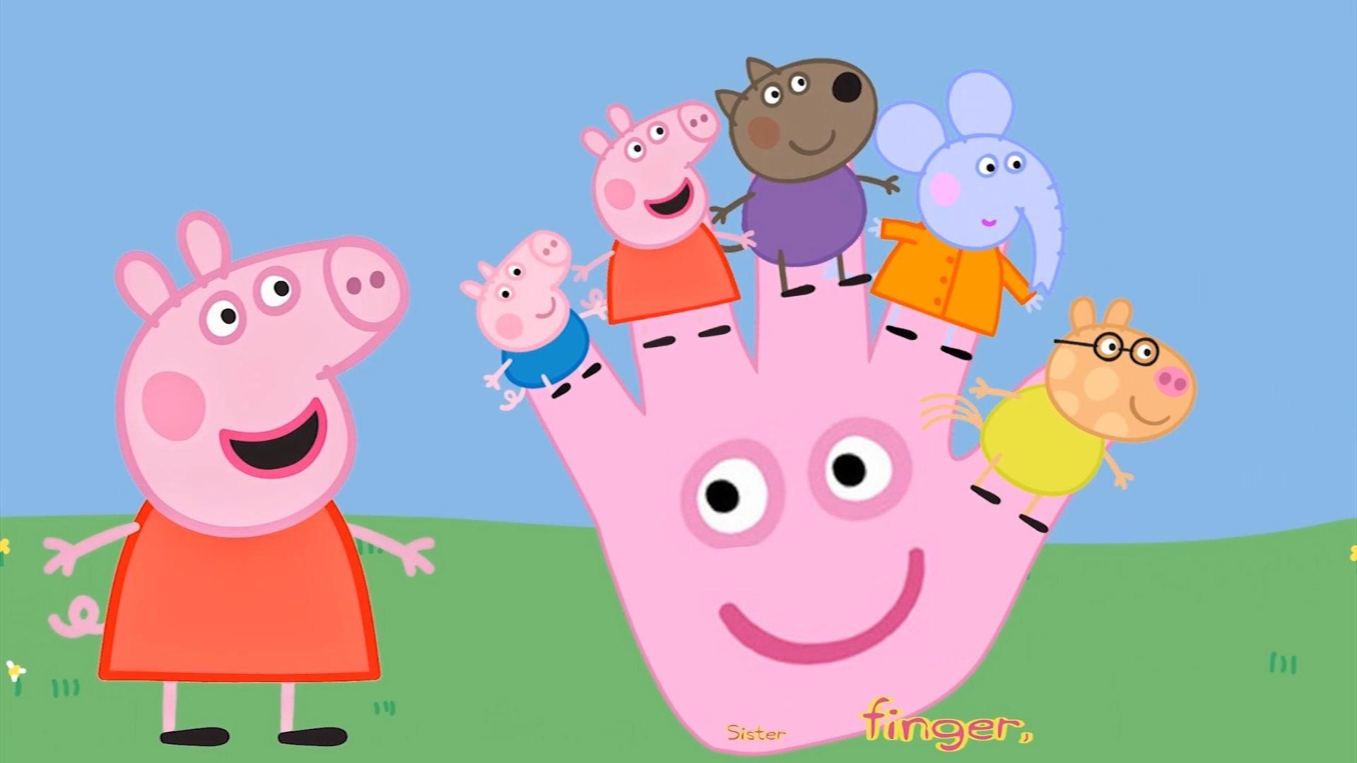 1920x1080 Peppa Pig and Friends /Finger Family /Daddy Finger / FamÃ­lia dos Dedos -  YouTube
