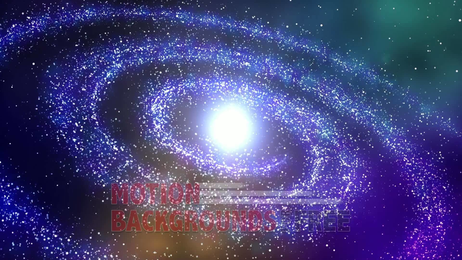 1920x1080 Free Earth and Space Motion Background "Galaxy Center"