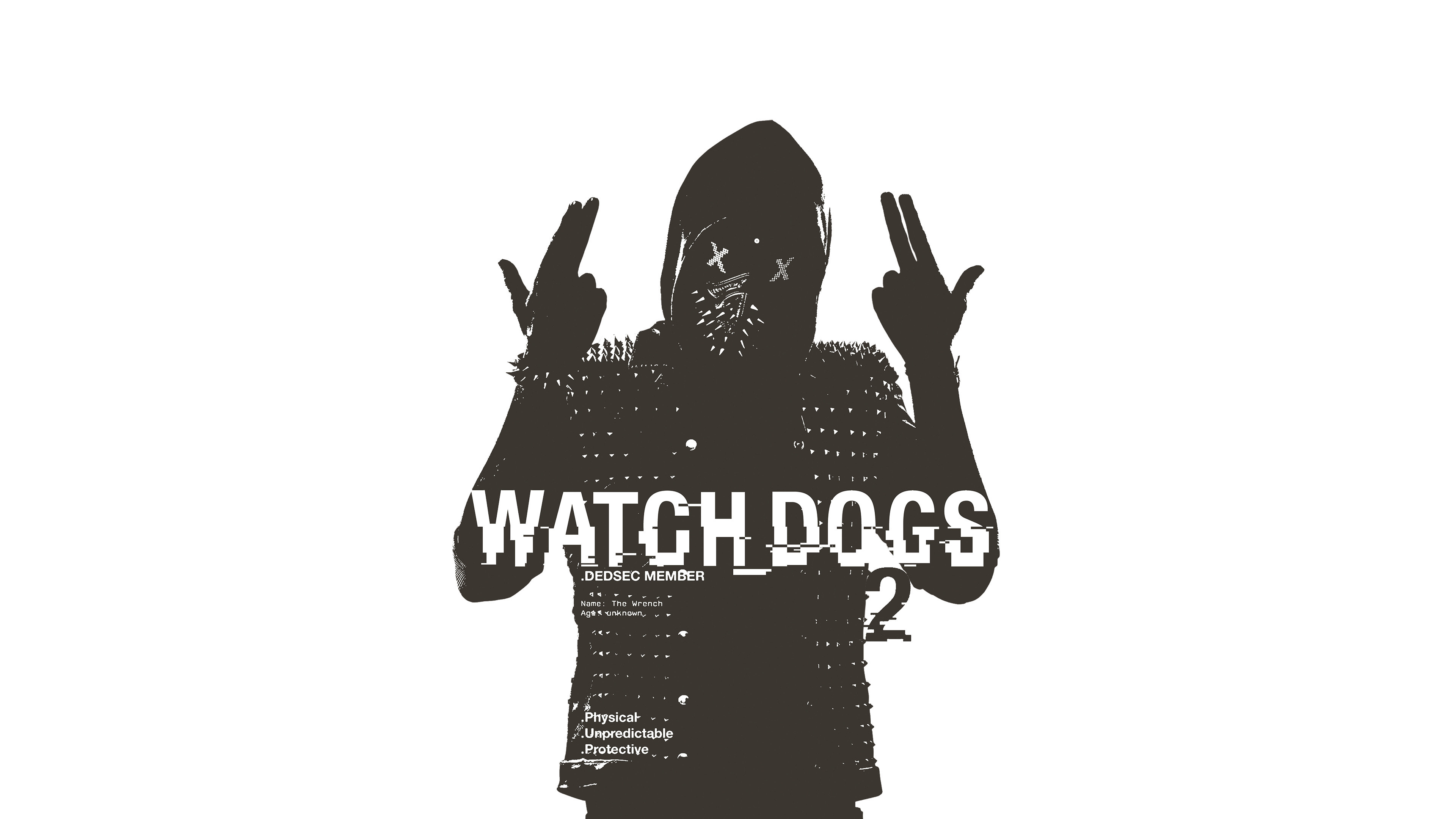 3840x2160 Watch Dogs 2 Wrench Poster