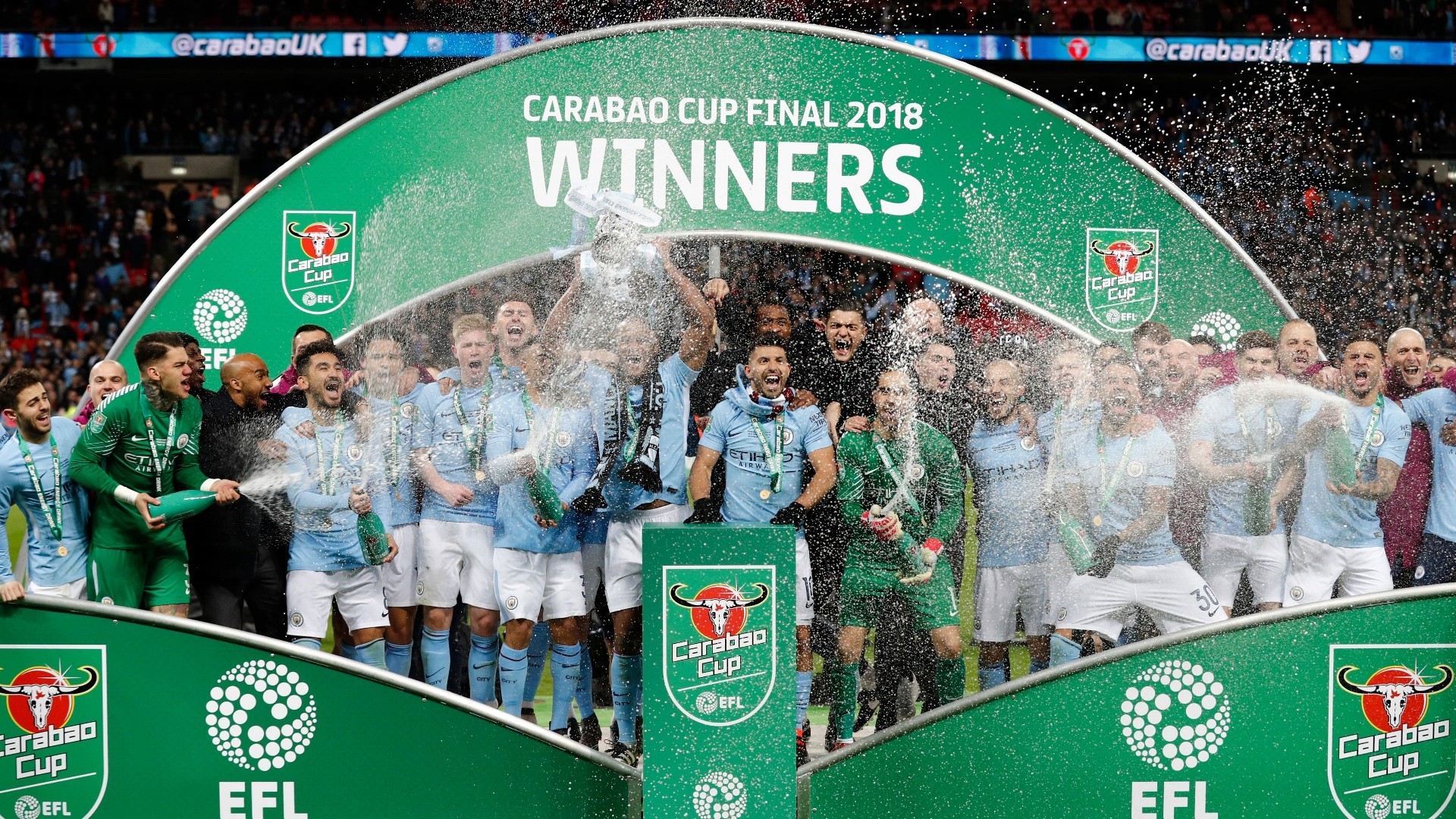 1920x1080 Manchester City lift Carabao Cup