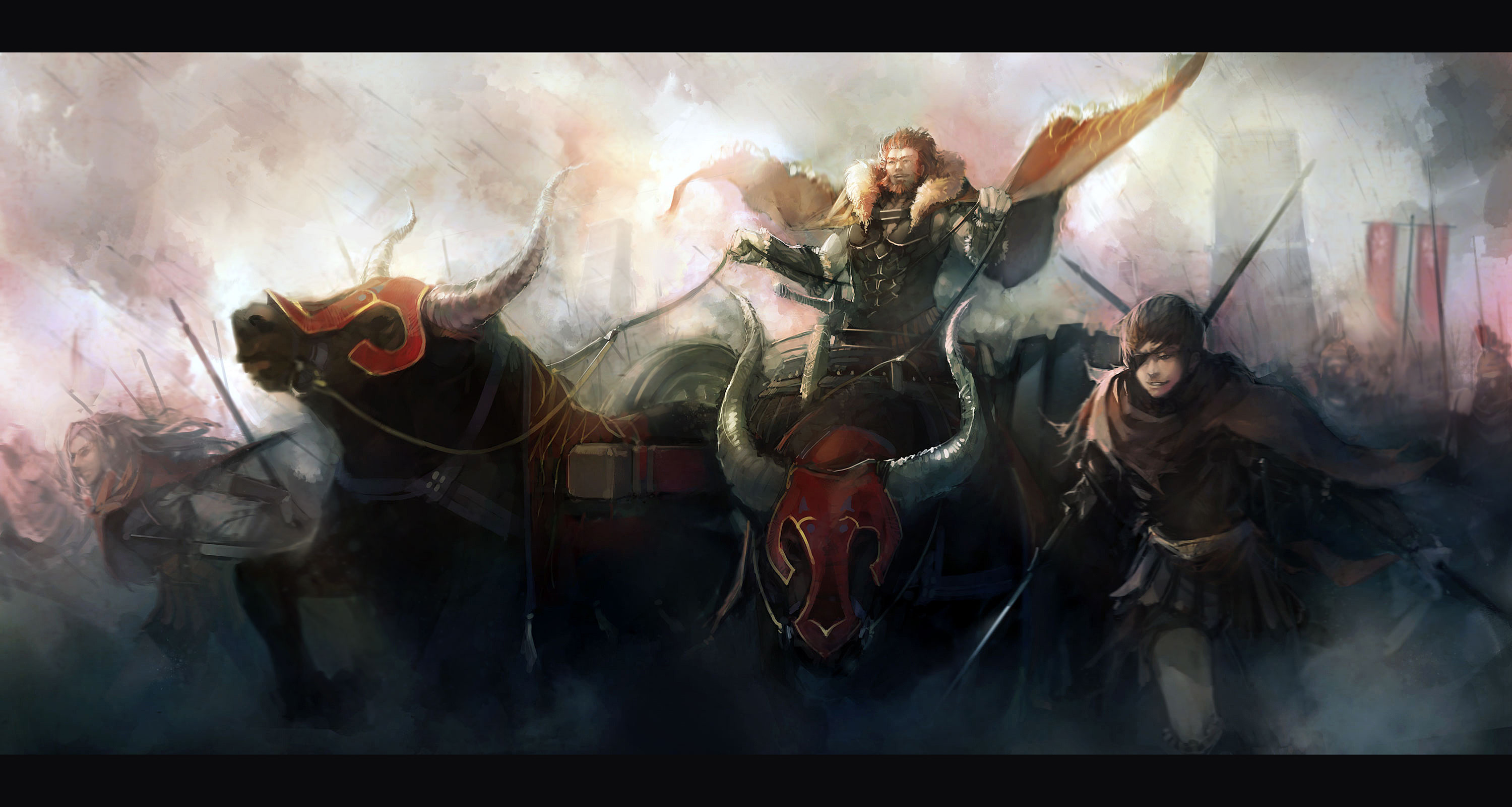 3000x1600 Alexander the Great, Iskander/Rider, Fate Zero Ohh how I cried.
