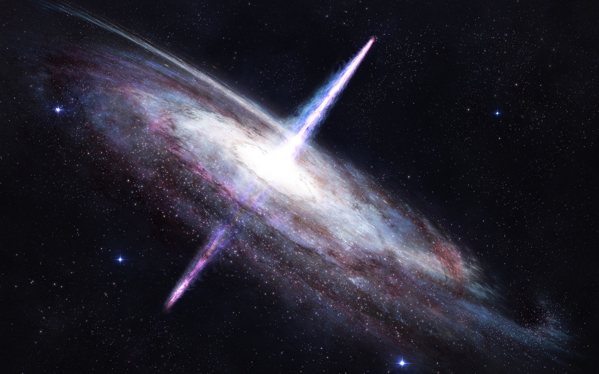 1920x1200 Cosmic quasar