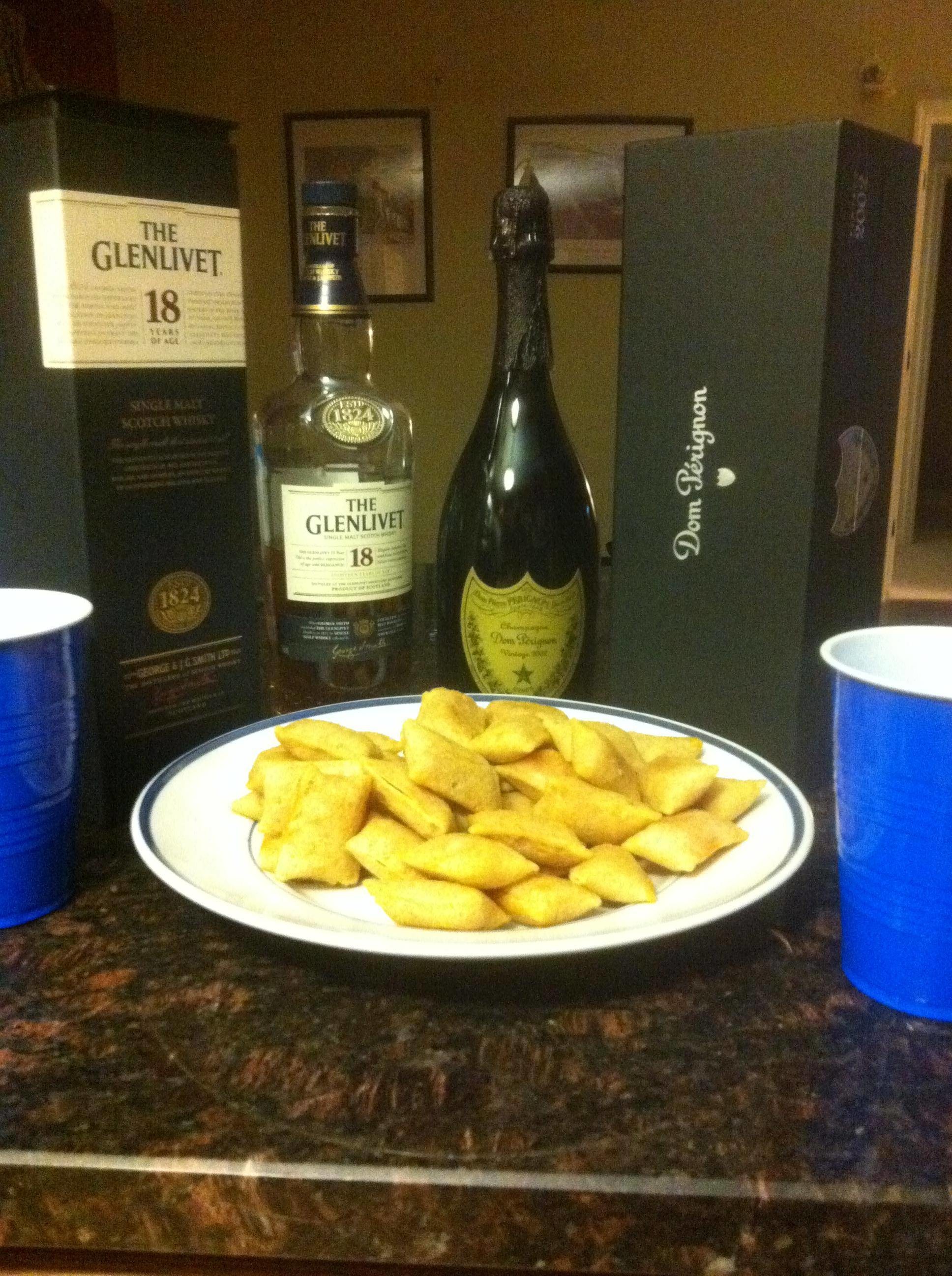 1936x2592 I ended up with a 10 year old bottle of Dom Perignon. My friend and I drank  it tonight... out of plastic Solo cups, and along with a pile of pizza  rolls.