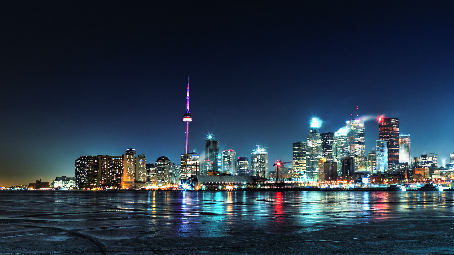 1920x1080 Extra Wallpapers Night in Toronto 