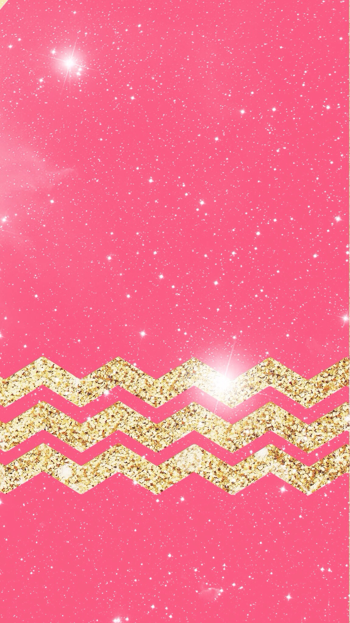 1150x2048 iPhone wallpaper pink and gold