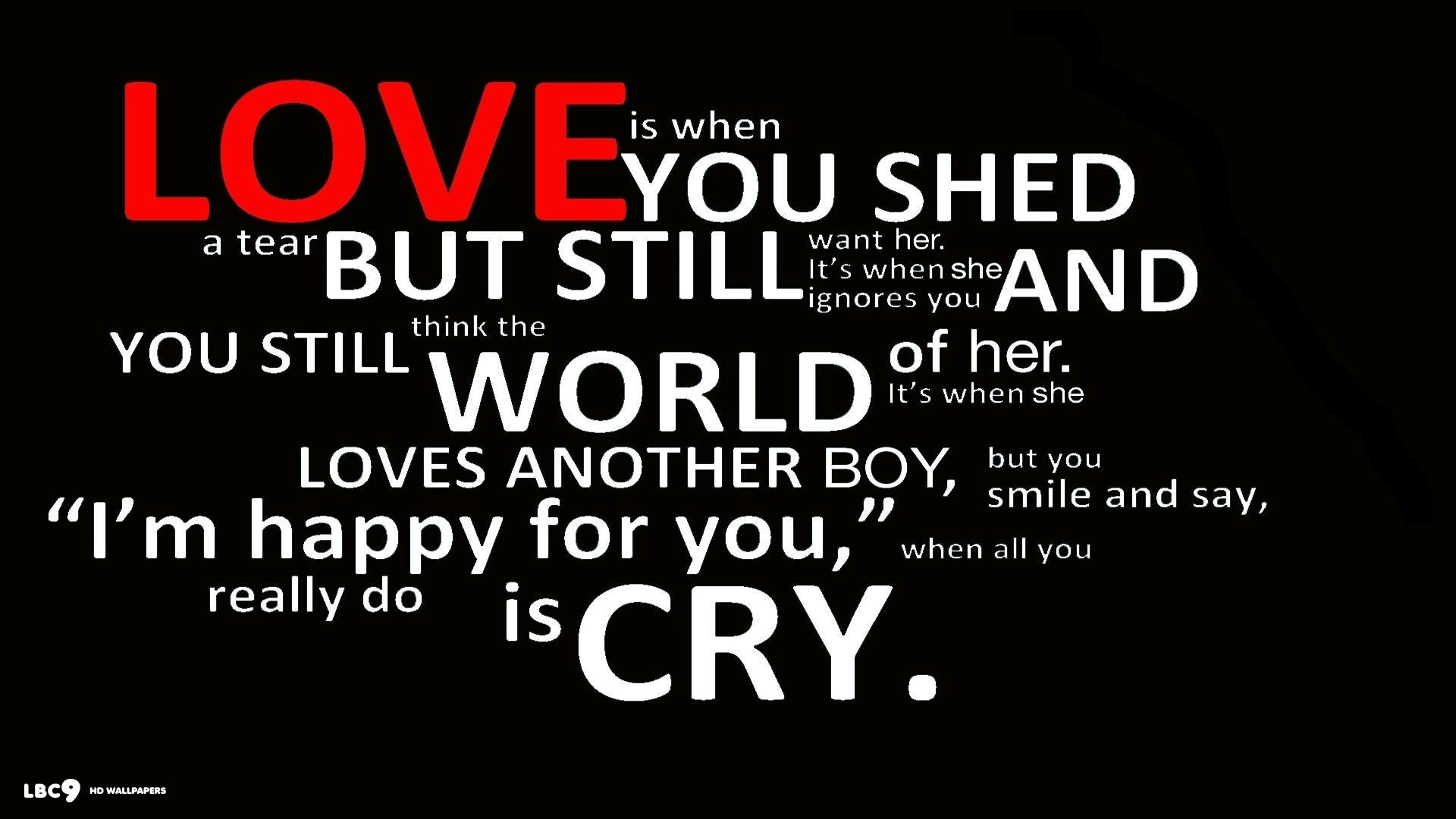 1920x1080 love quote world happy cry words white text hd wallpaper