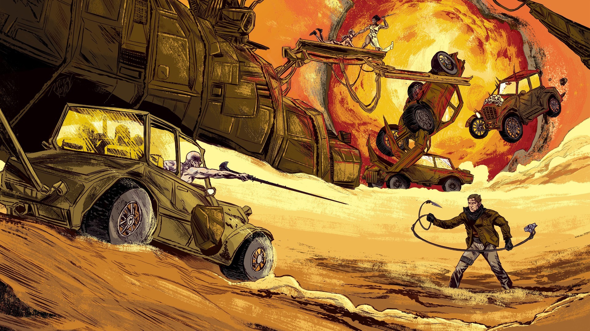 1920x1080 Mad Max, Mad Max: Fury Road, Movies, Car, Comics Wallpapers HD / Desktop  and Mobile Backgrounds