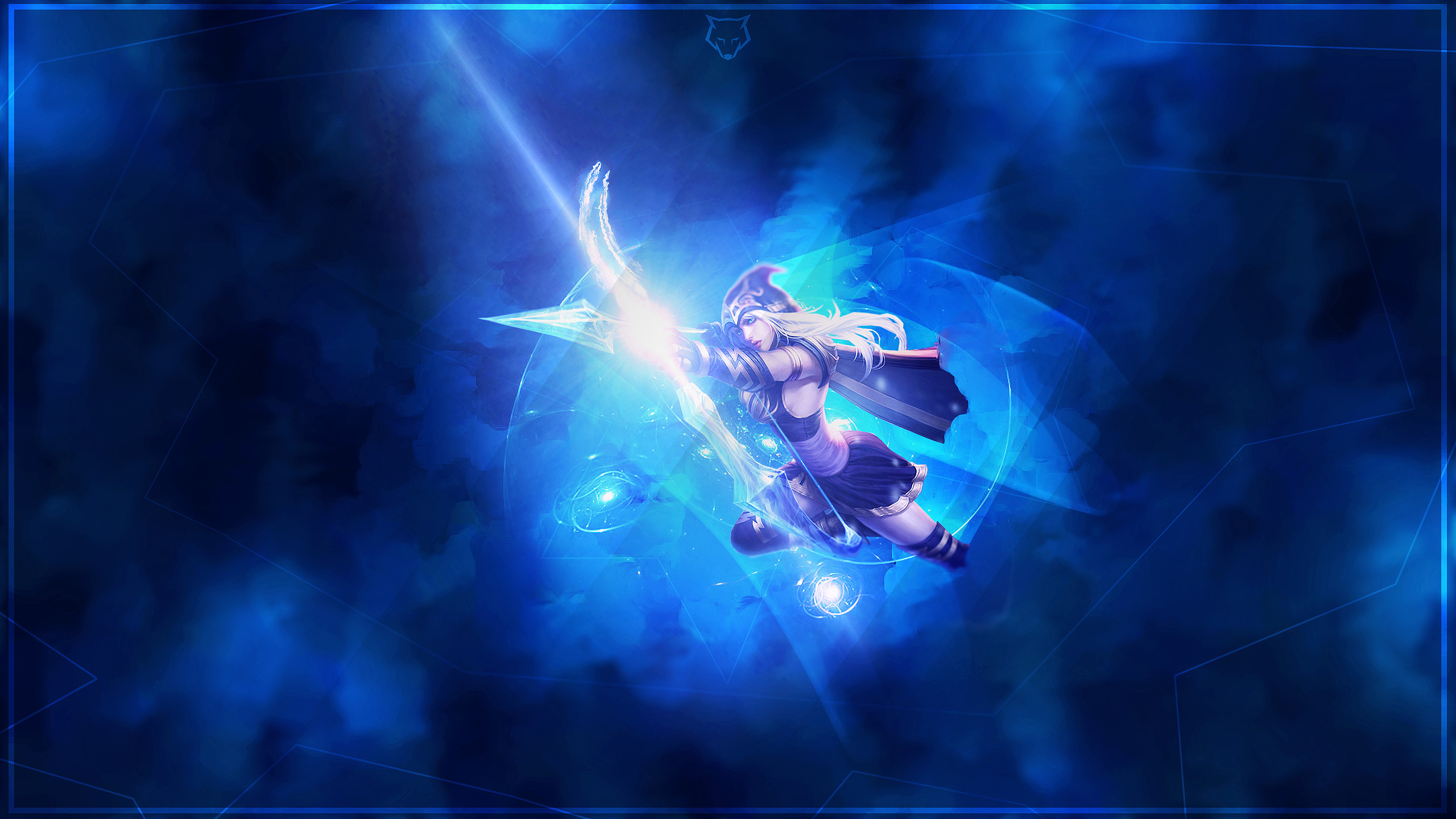 2560x1440 ... Ashe - League of Legends Wallpaper by OfficialUnleasH